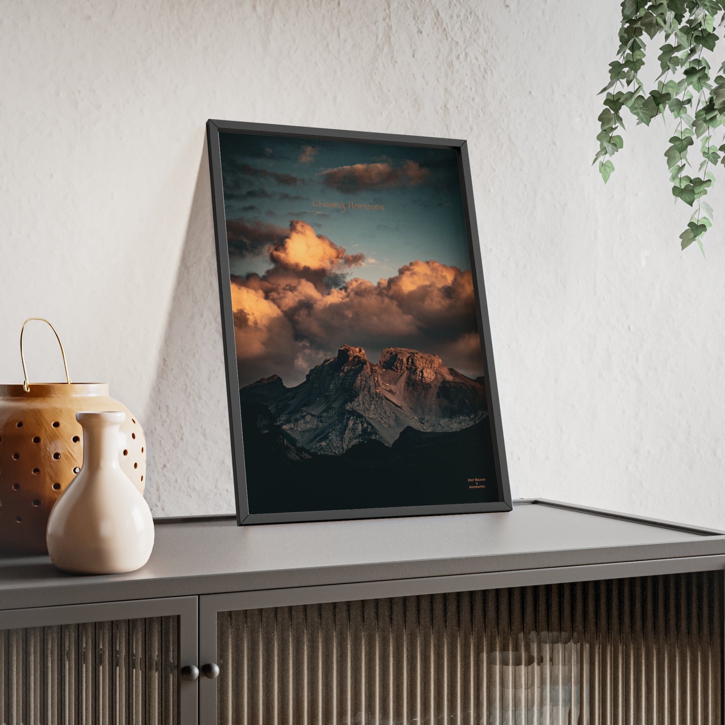 Chasing Horizons Indy Bruhin Poster - FRAMED