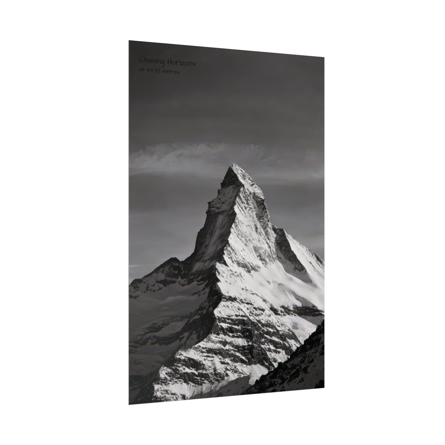 Chasing Horizons x Monochrome Matternhorn Poster