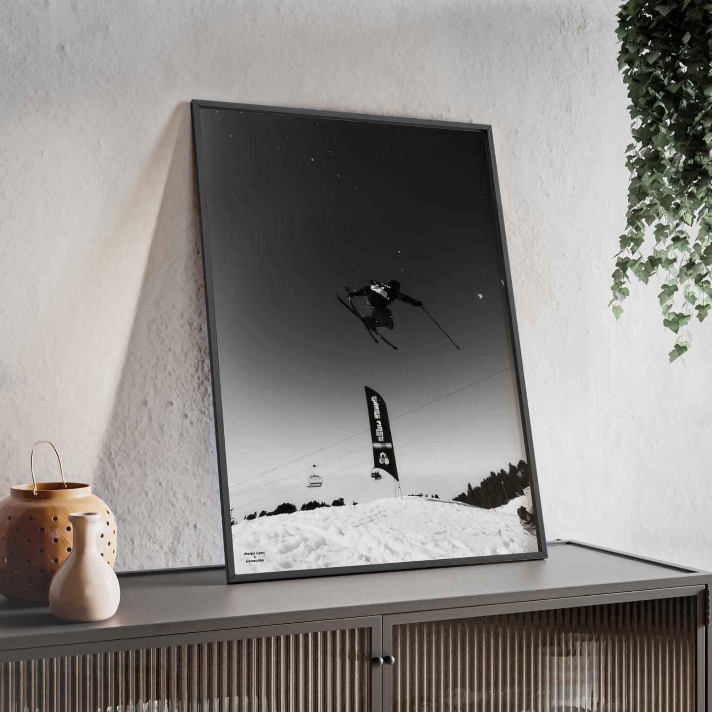 Airborne Mateo Lepic Poster - FRAMED
