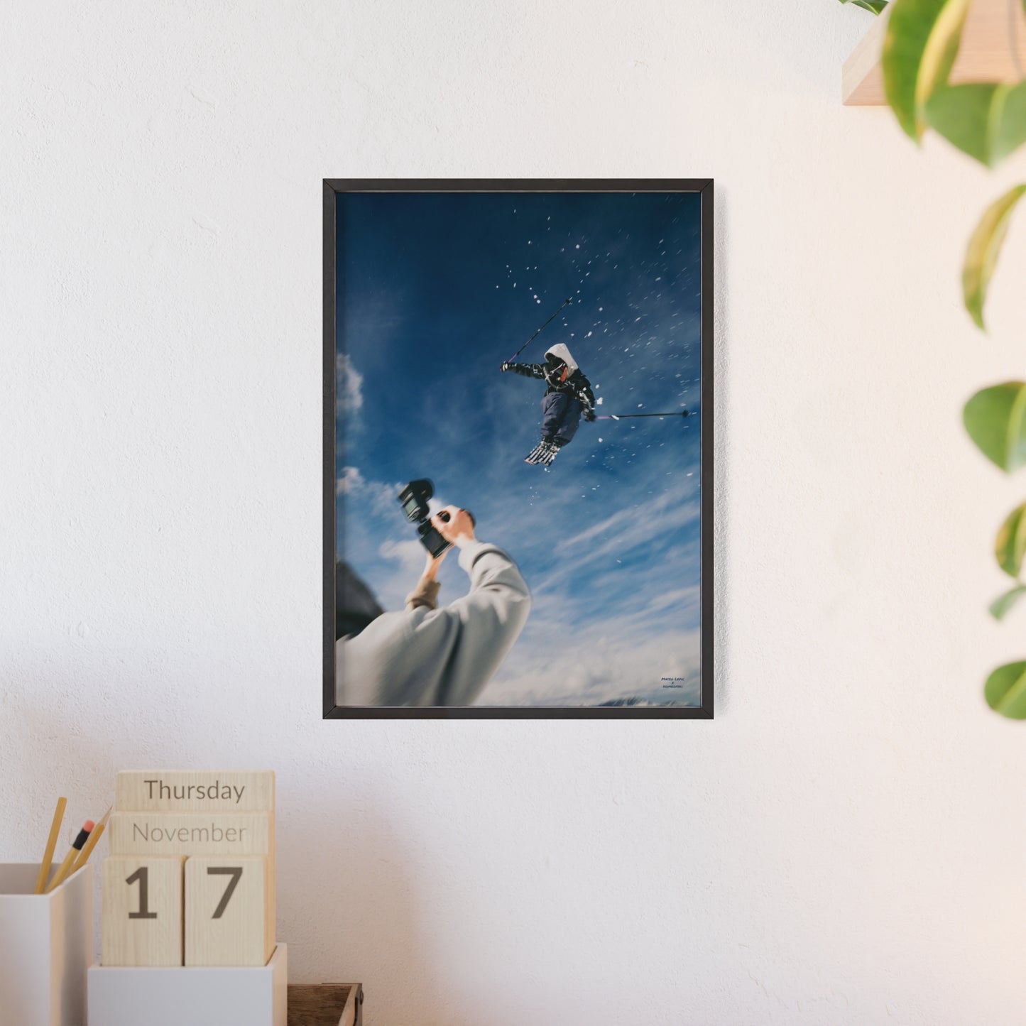 'Camera Crew' Mateo Lepic Poster - FRAMED