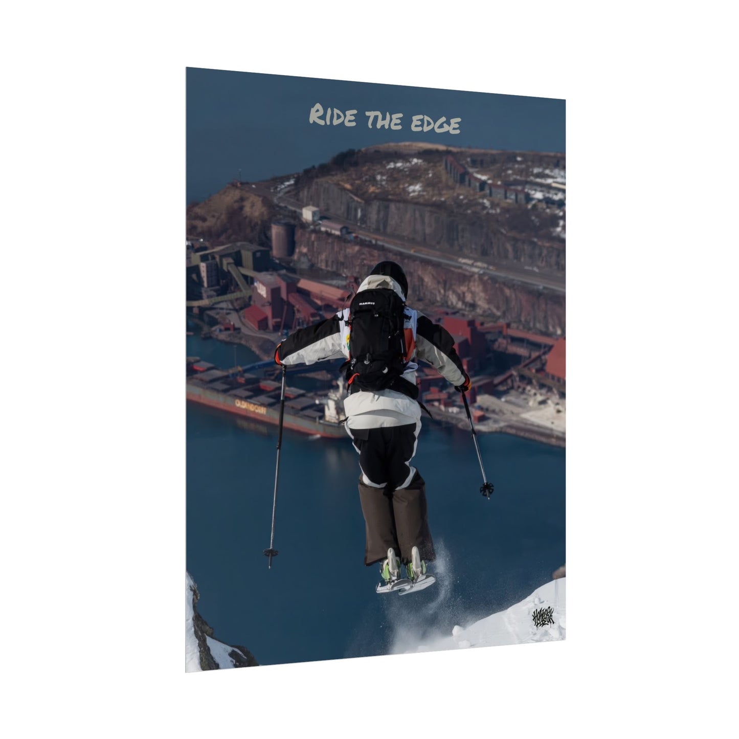 Ride The Edge Mikkellillehaug Poster