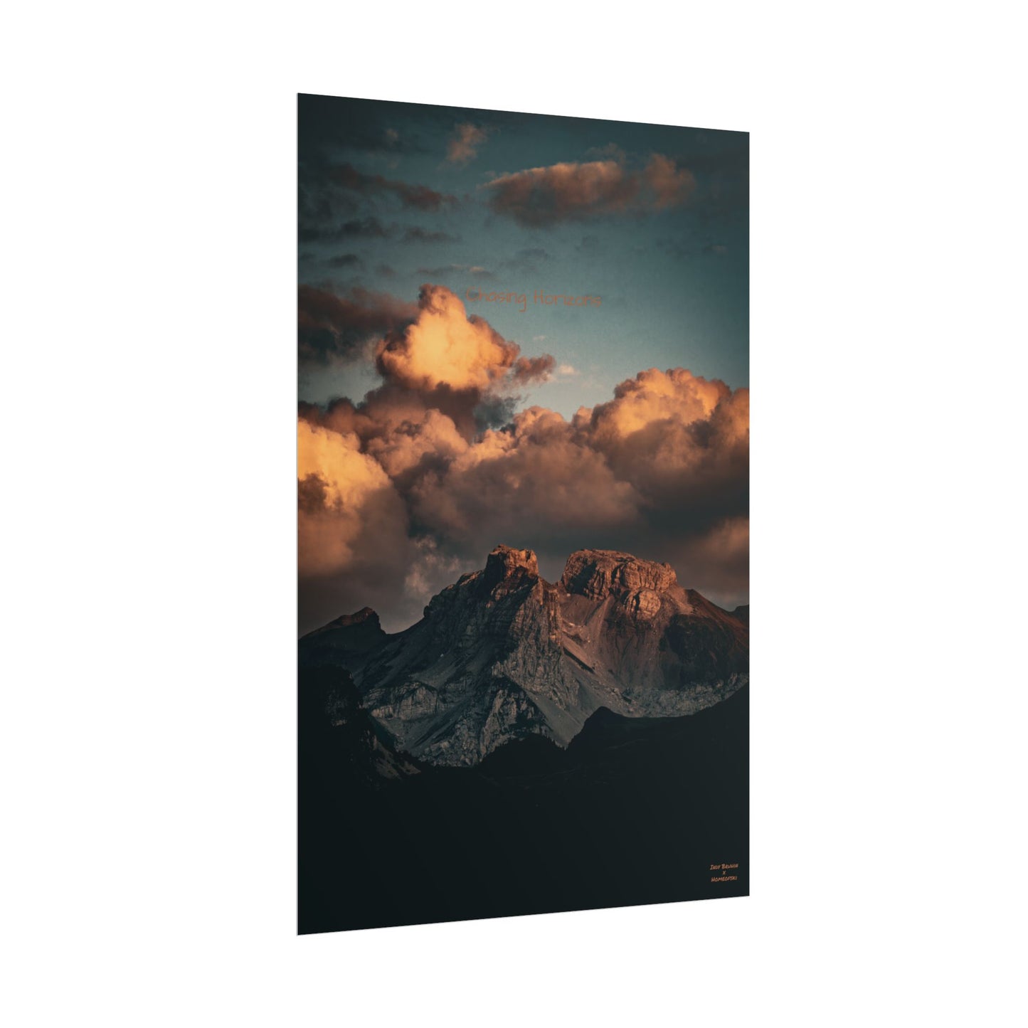 Chasing Horizons Indy Bruhin Poster