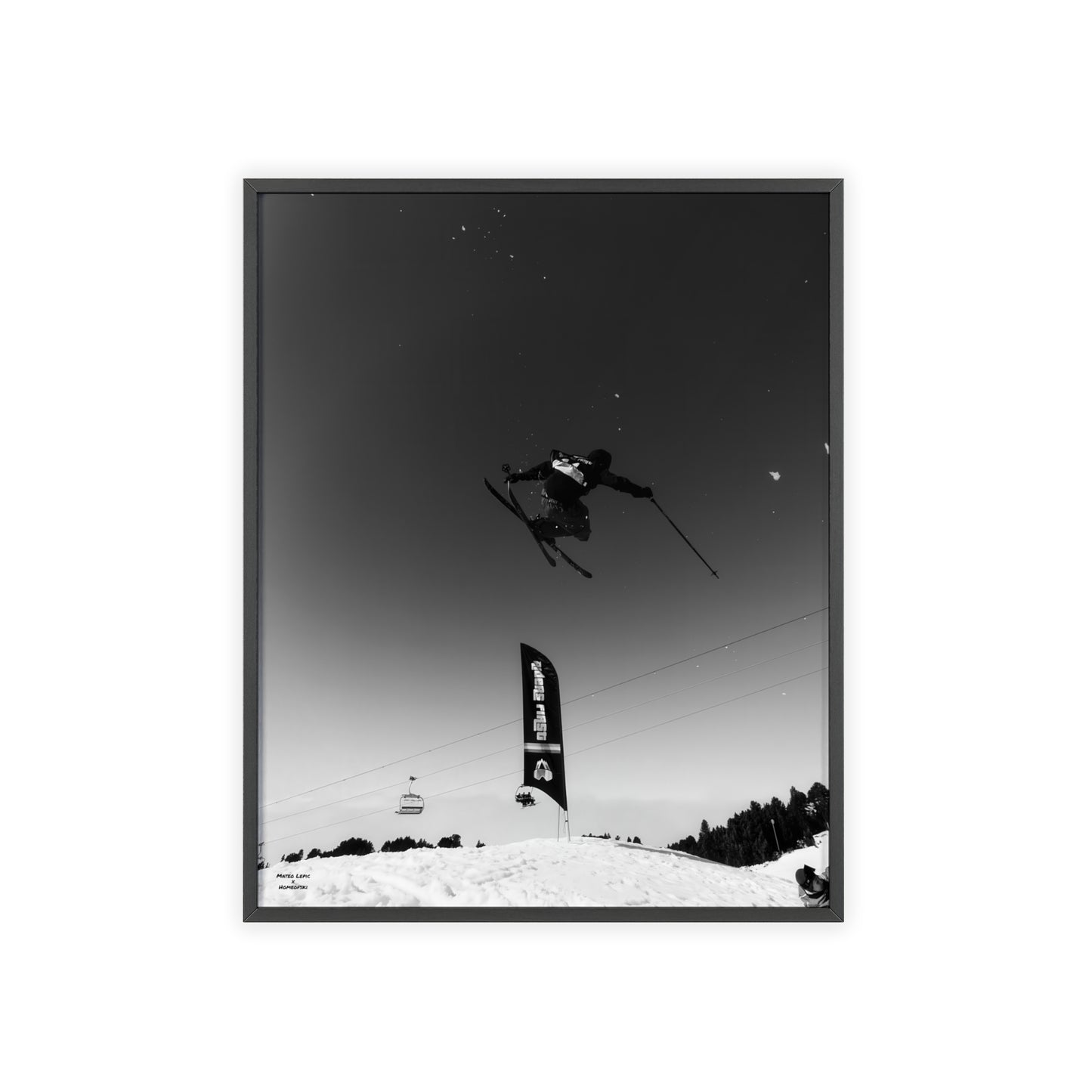 Airborne Mateo Lepic Poster - FRAMED