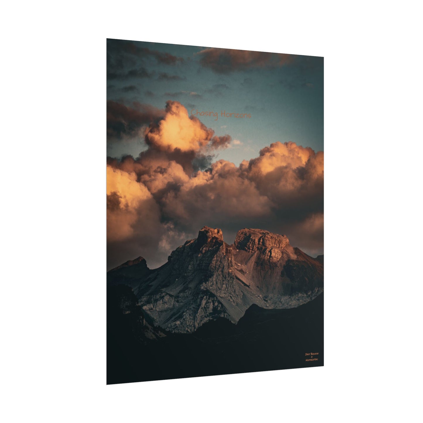 Chasing Horizons Indy Bruhin Poster