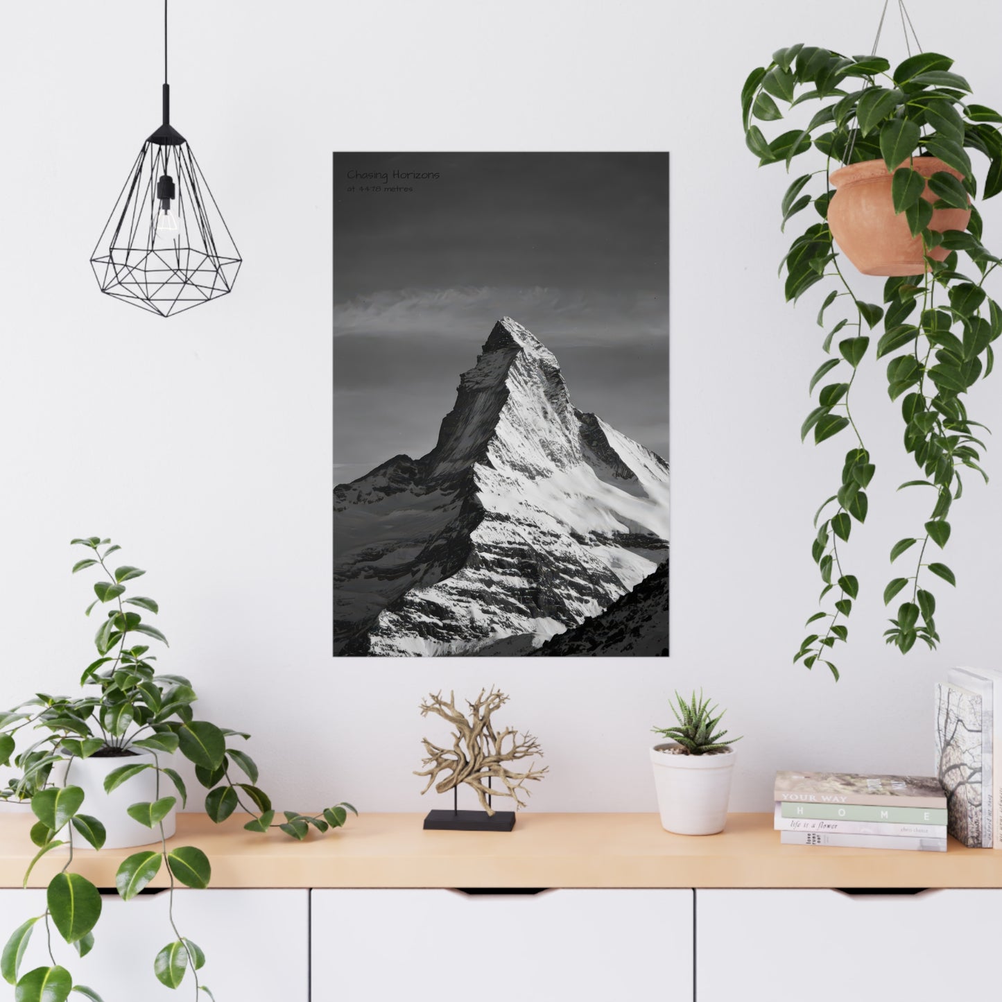 Chasing Horizons x Monochrome Matternhorn Poster