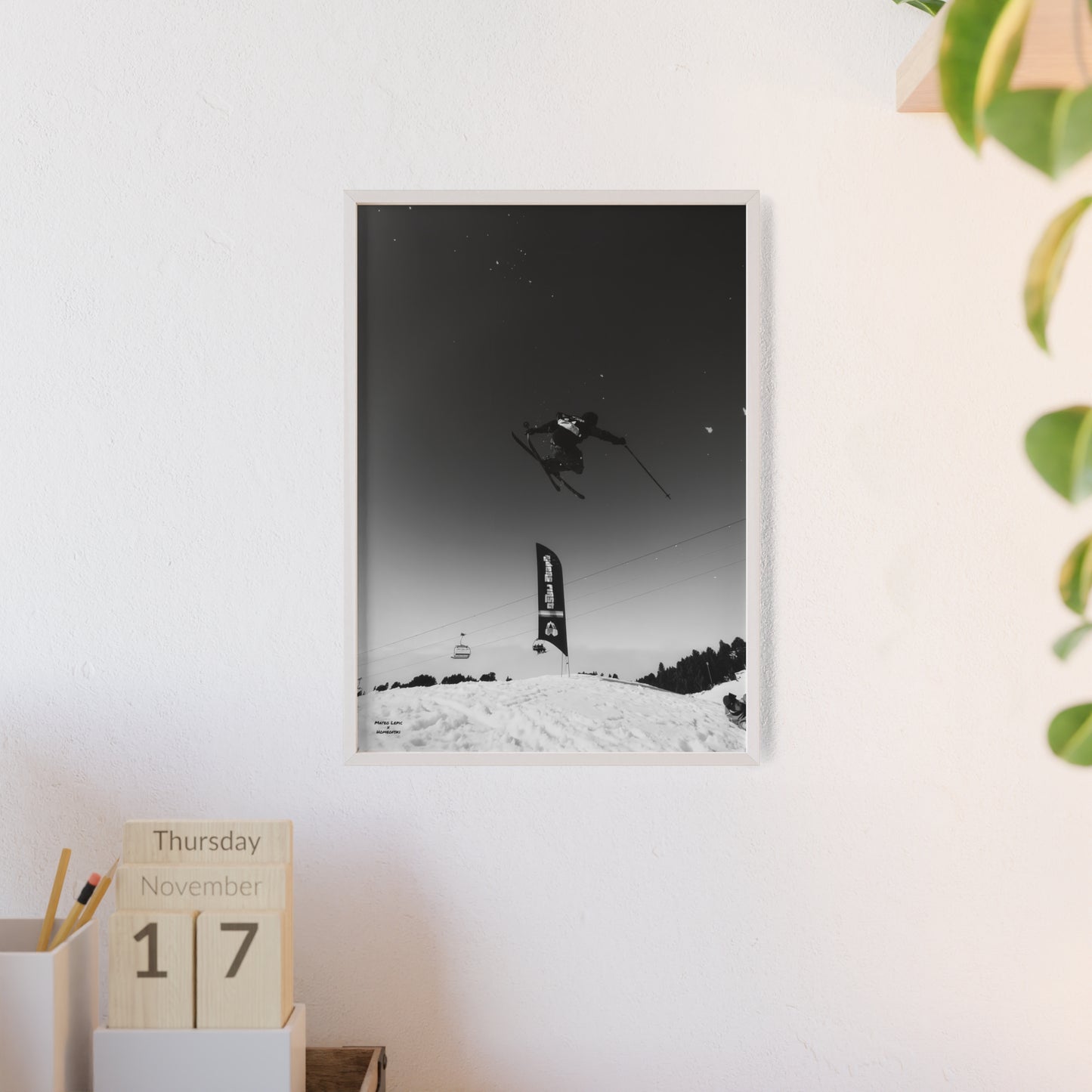 Airborne Mateo Lepic Poster - FRAMED