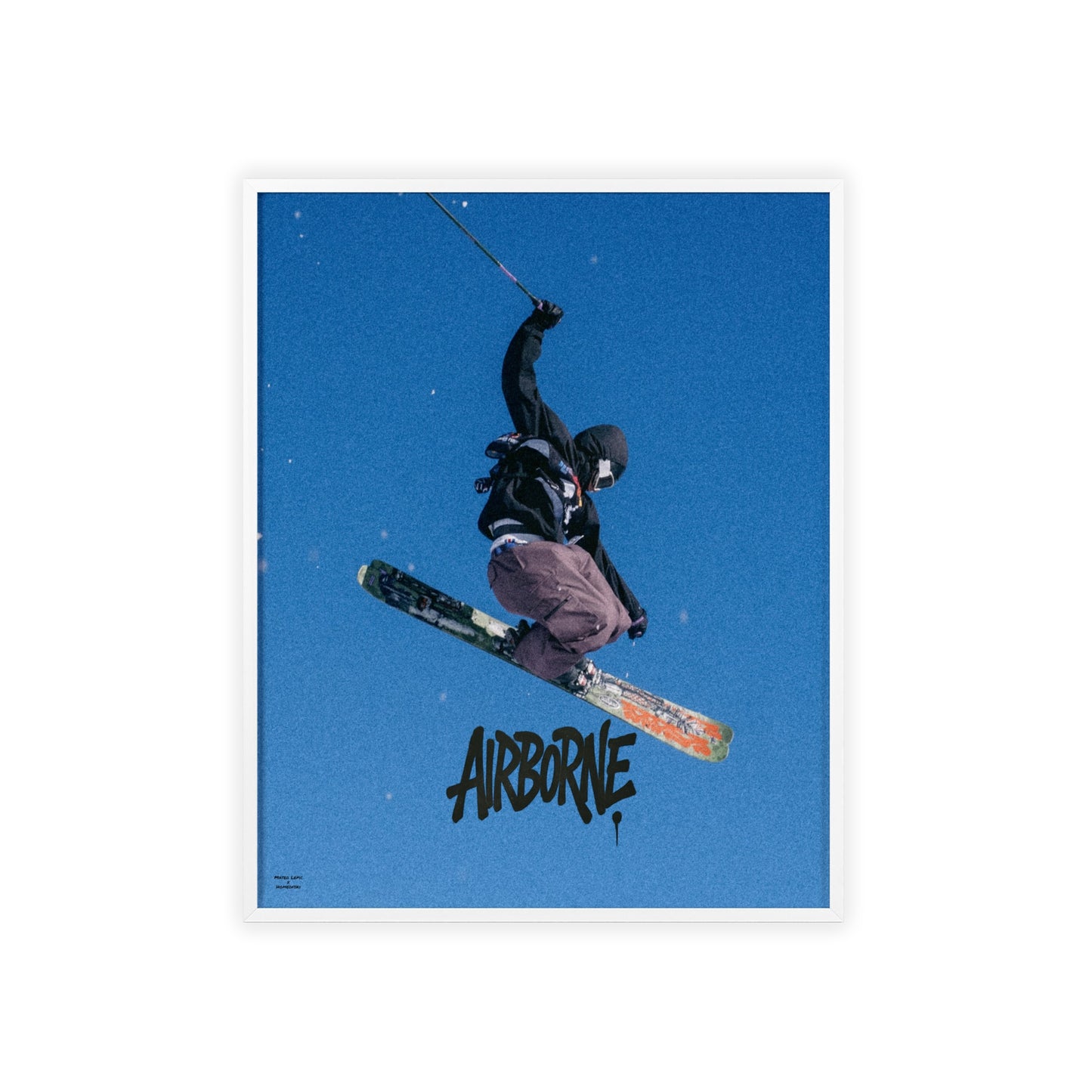 Airborne V2 Mateo Lepic Poster - FRAMED