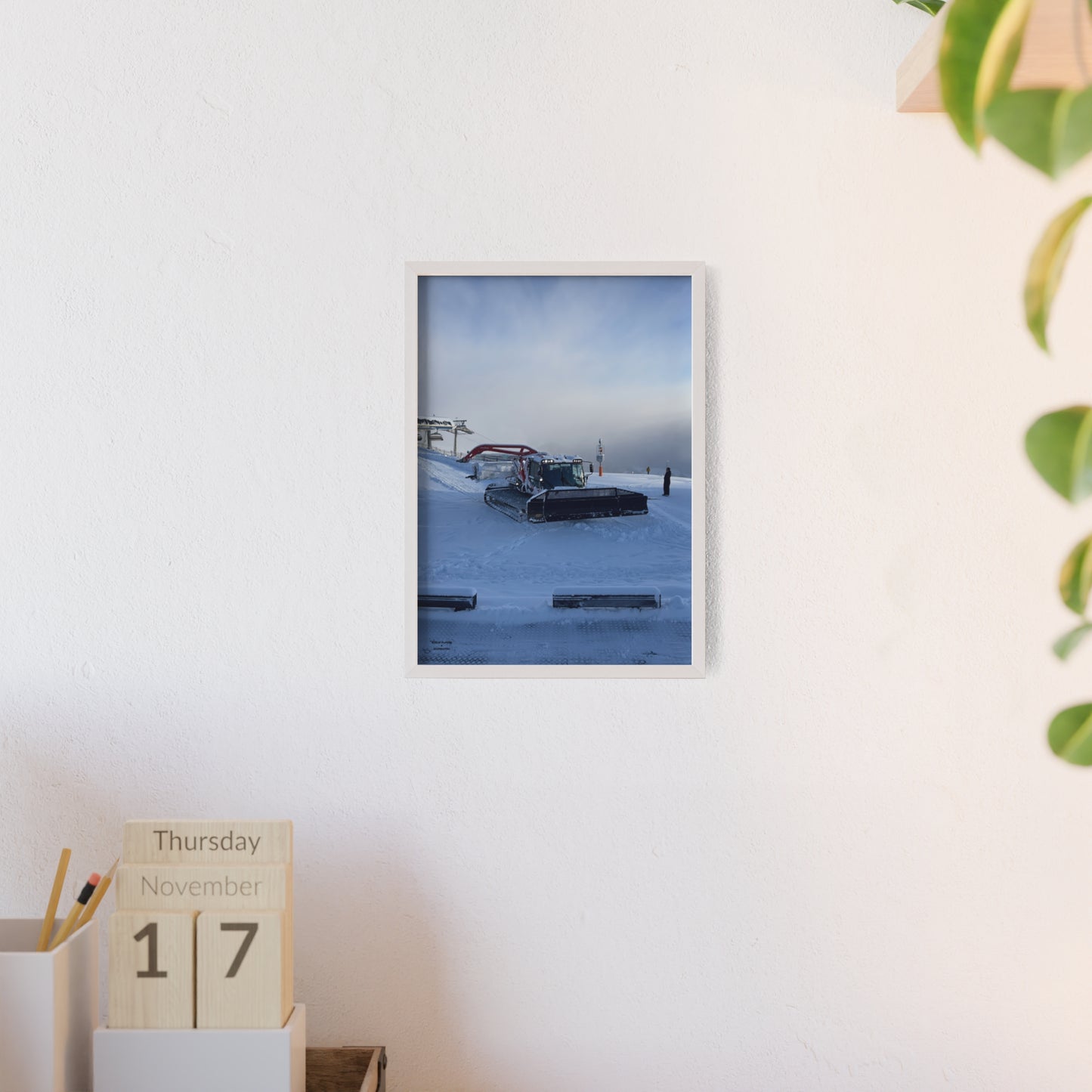 Pistenbully Robin Dufner Poster - FRAMED