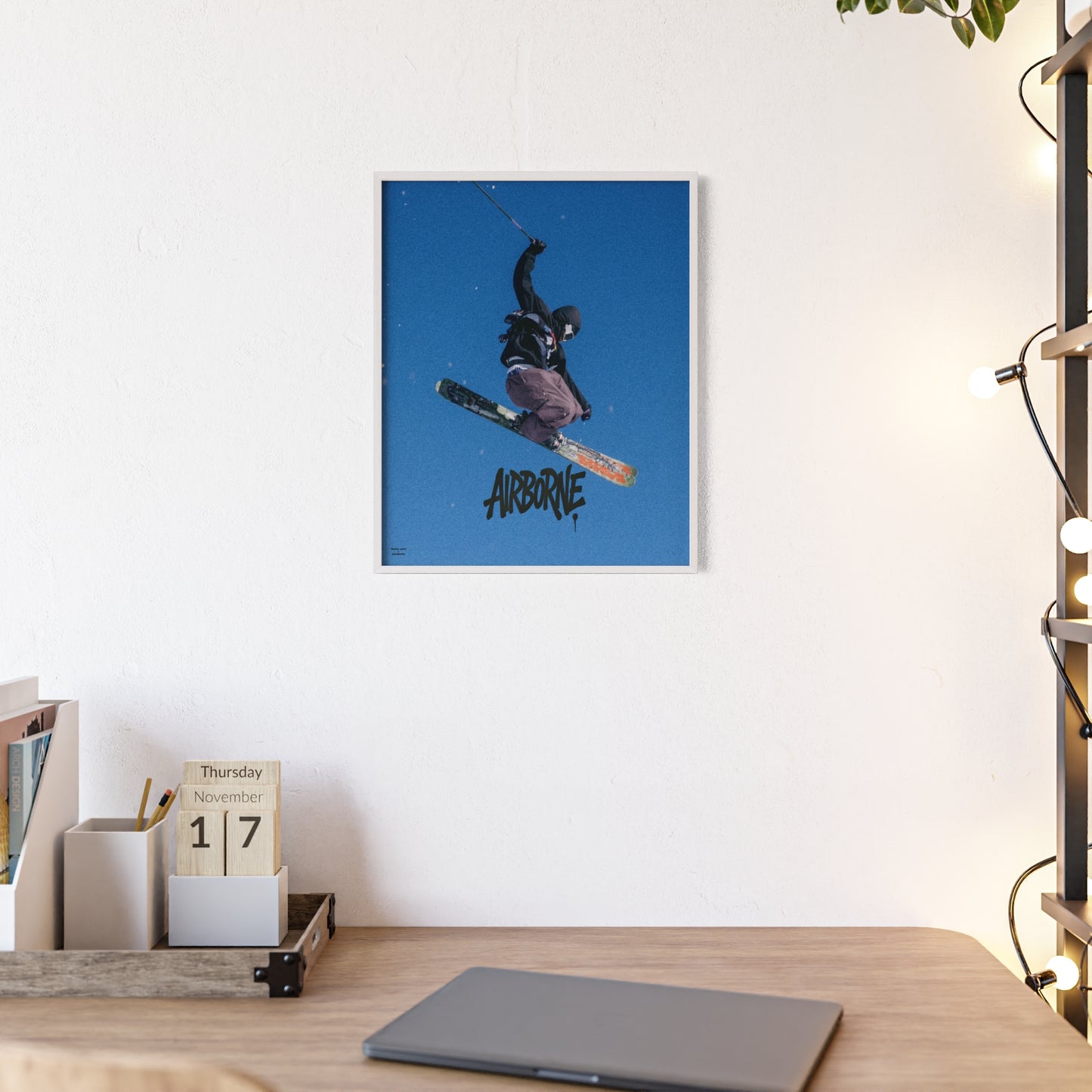 Airborne V2 Mateo Lepic Poster - FRAMED