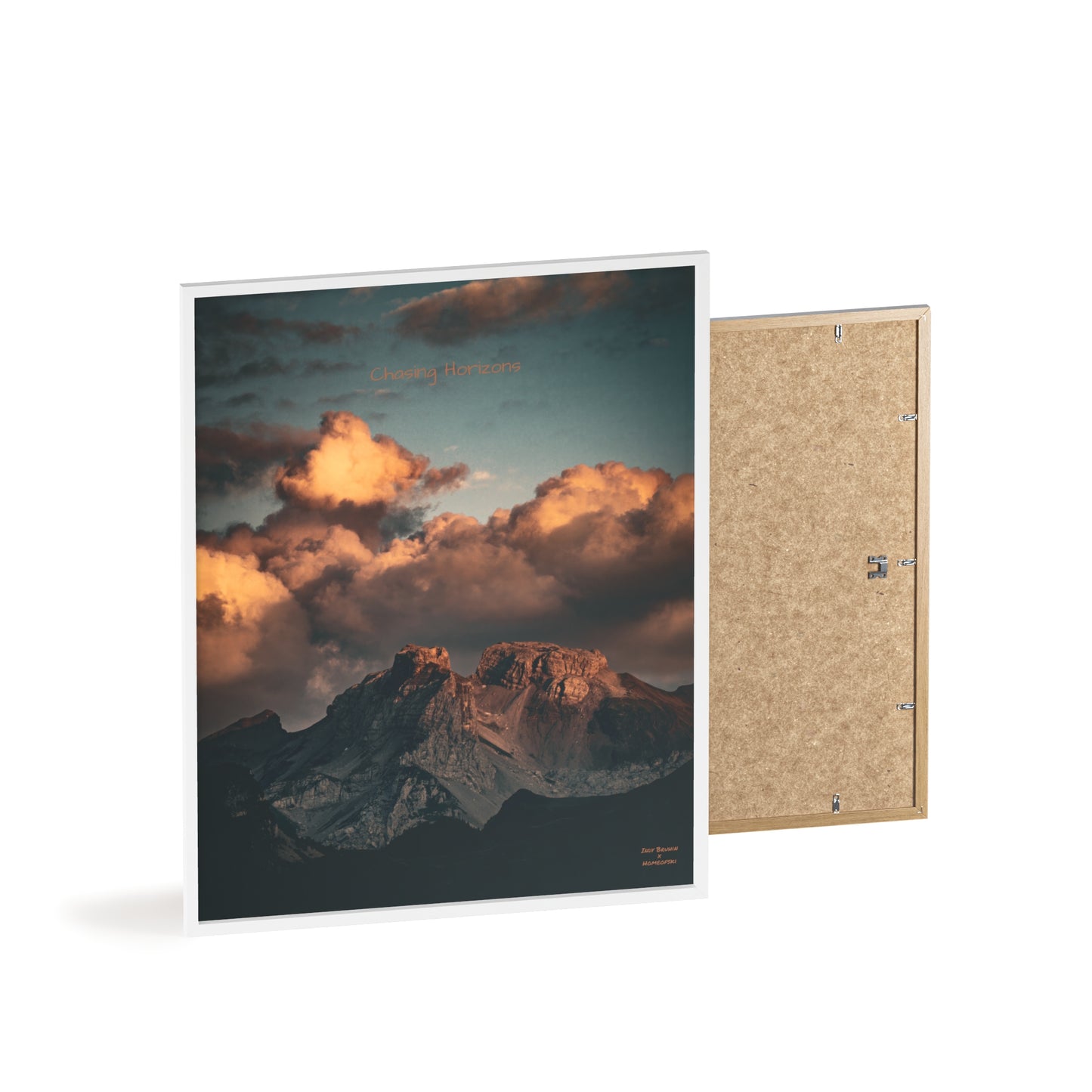 Chasing Horizons Indy Bruhin Poster - FRAMED