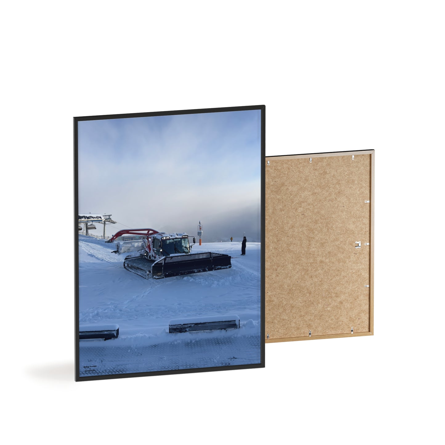 Pistenbully Robin Dufner Poster - FRAMED