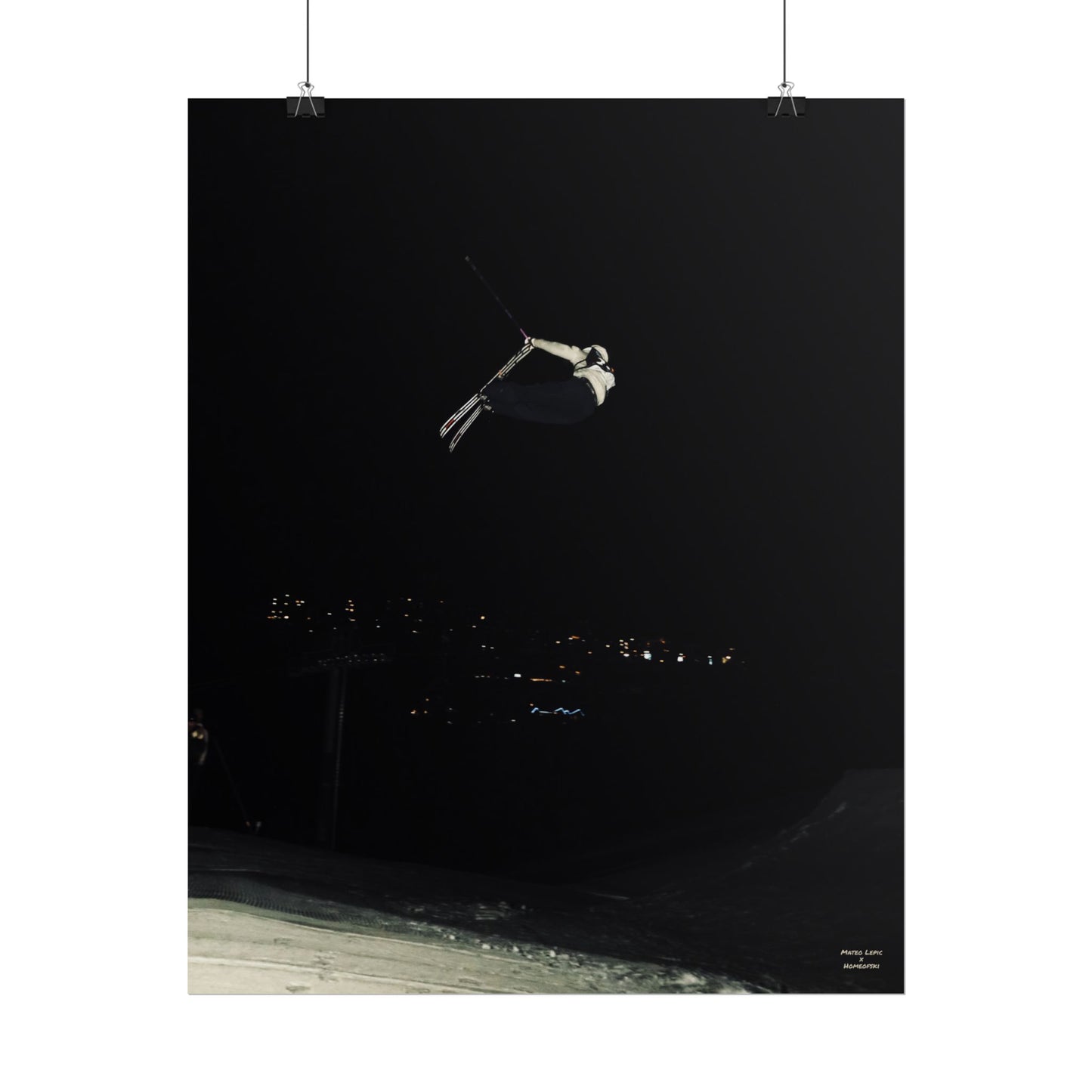 Night Park Mateo Lepic Poster