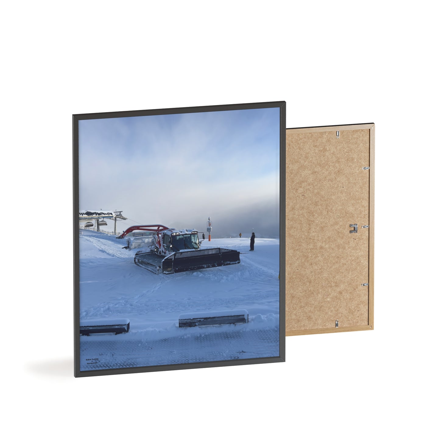 Pistenbully Robin Dufner Poster - FRAMED