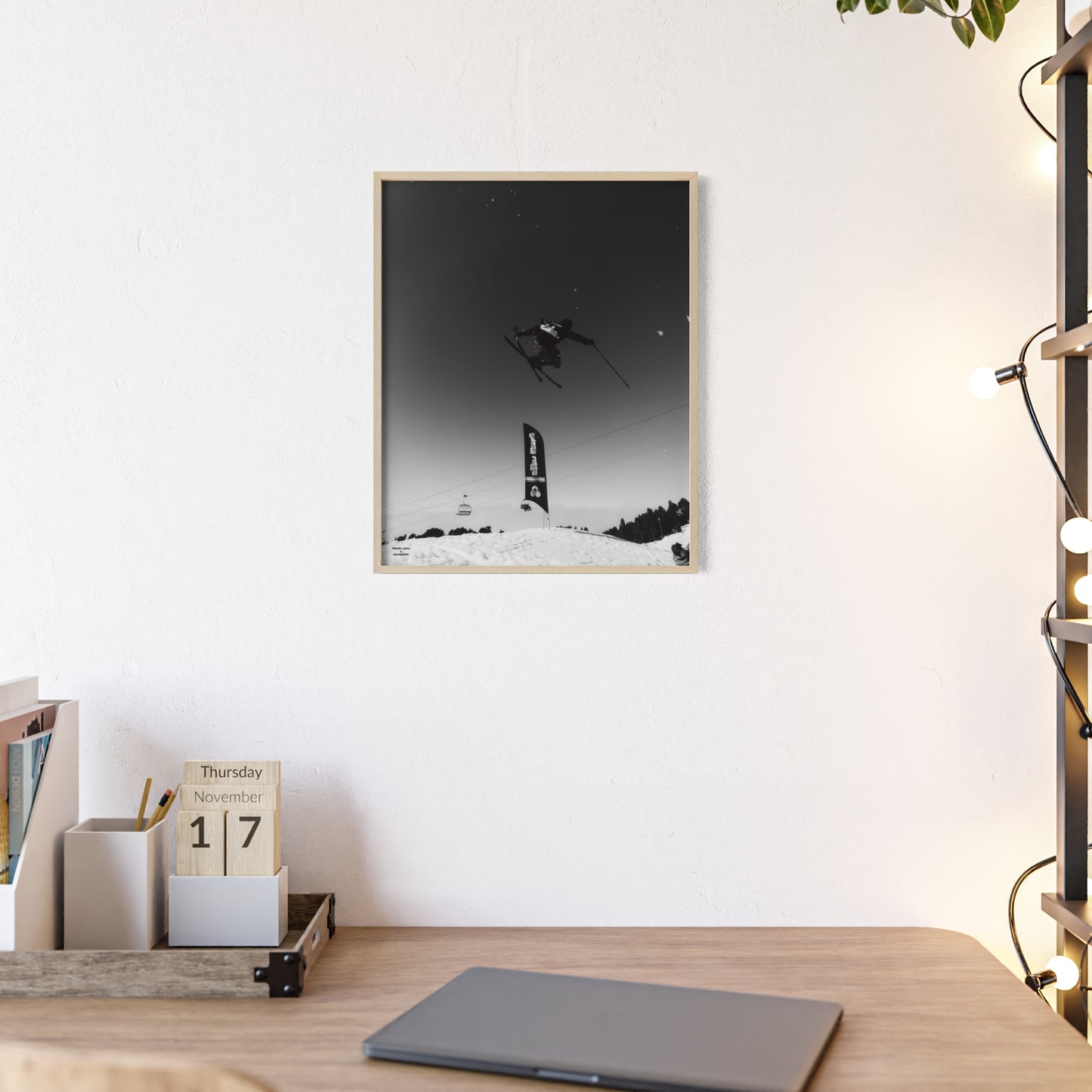 Airborne Mateo Lepic Poster - FRAMED