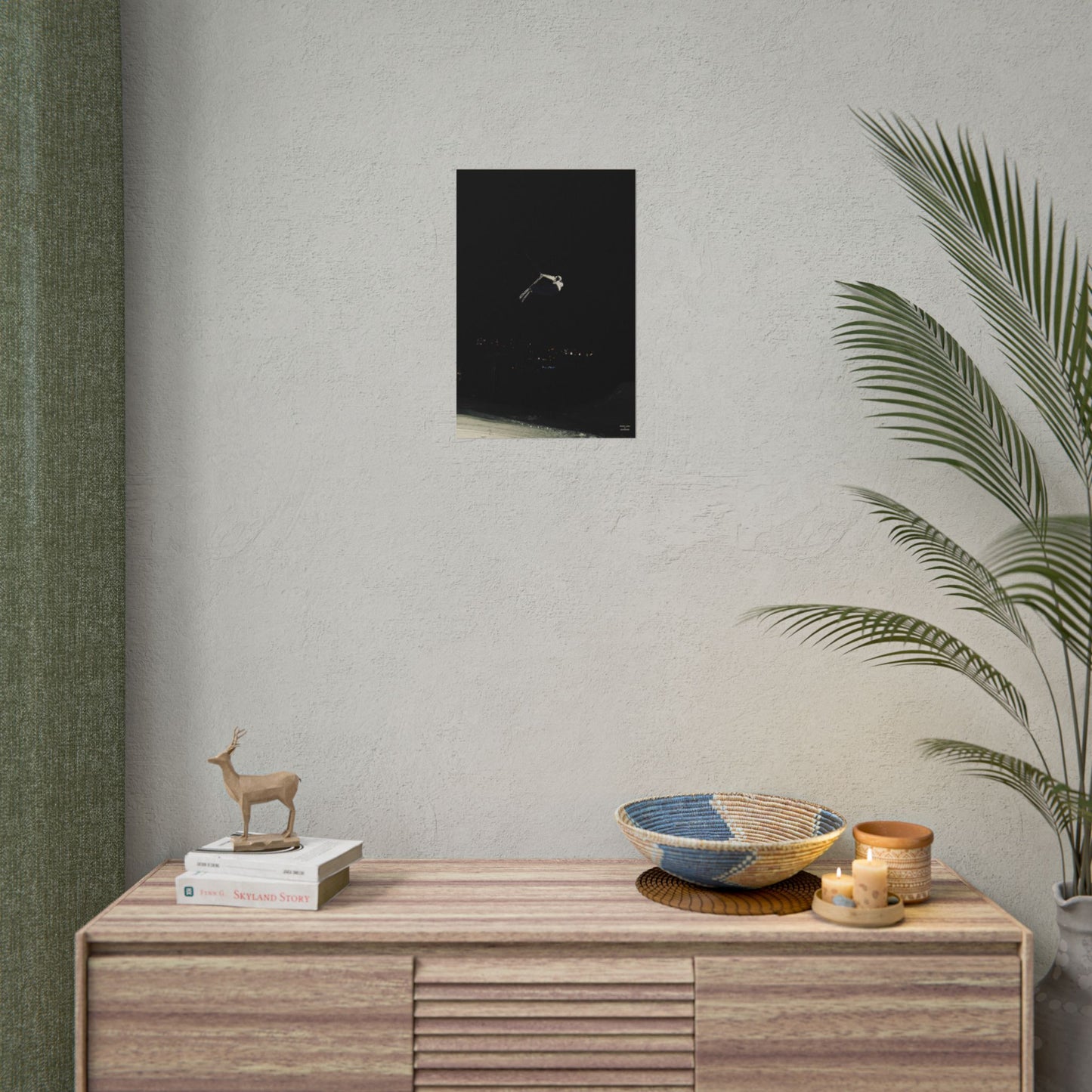 Night Park Mateo Lepic Poster