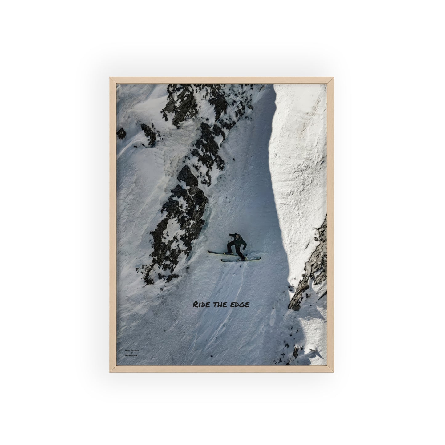Steep Indy Bruhin Poster - FRAMED