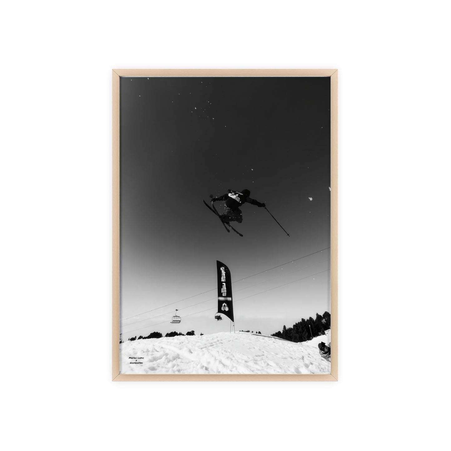 Airborne Mateo Lepic Poster - FRAMED