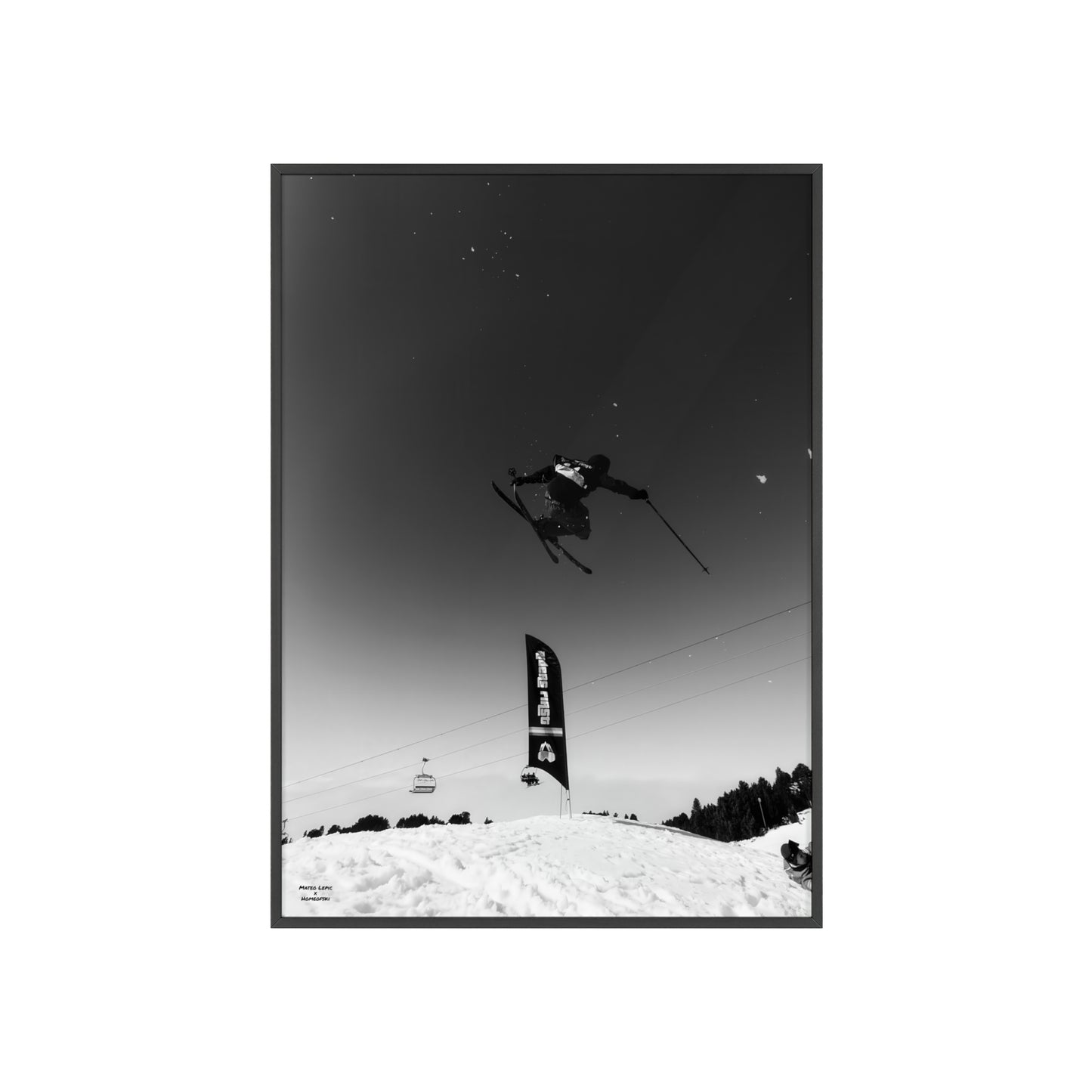 Airborne Mateo Lepic Poster - FRAMED