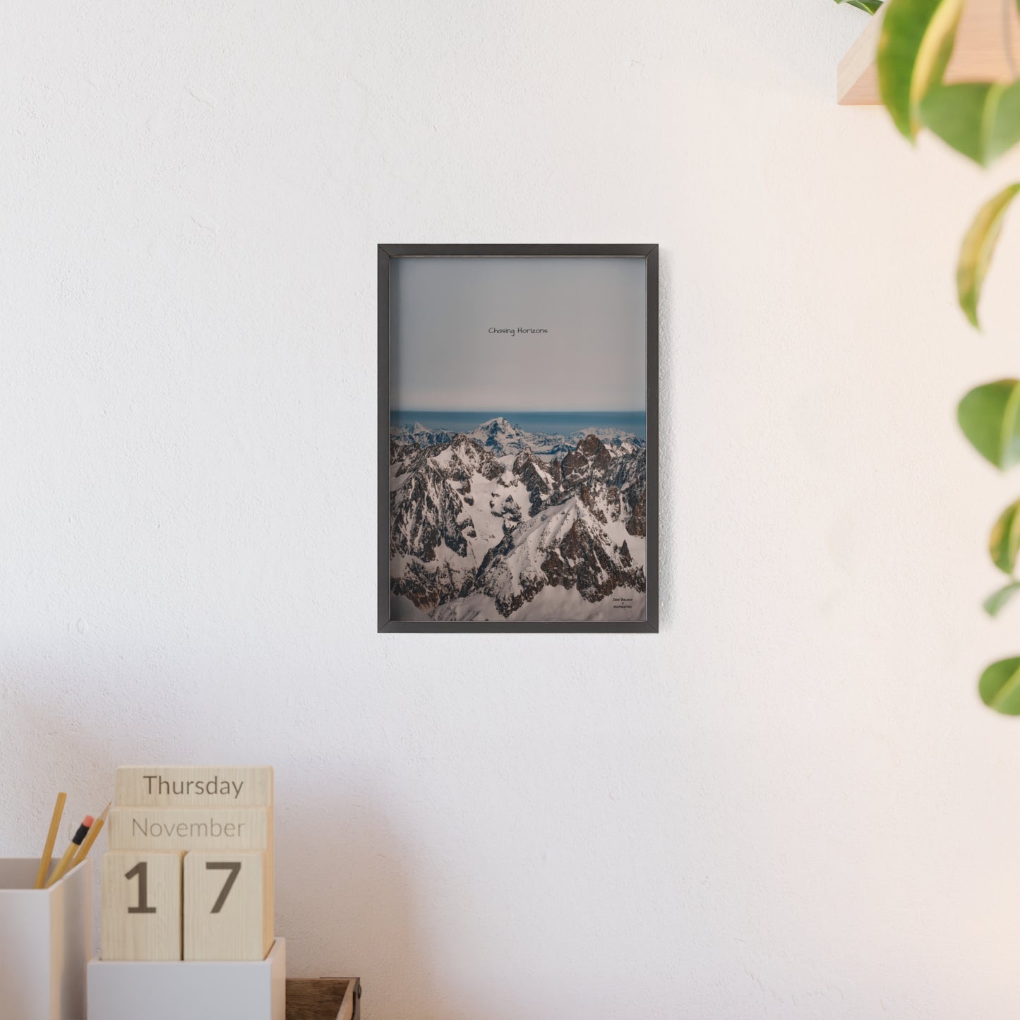 Clouds Indy Bruhin Poster - FRAMED
