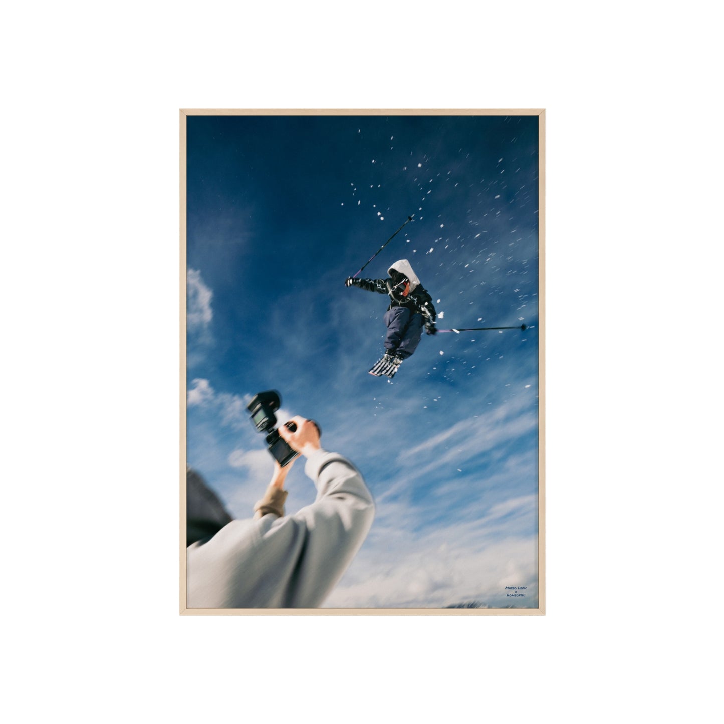 'Camera Crew' Mateo Lepic Poster - FRAMED