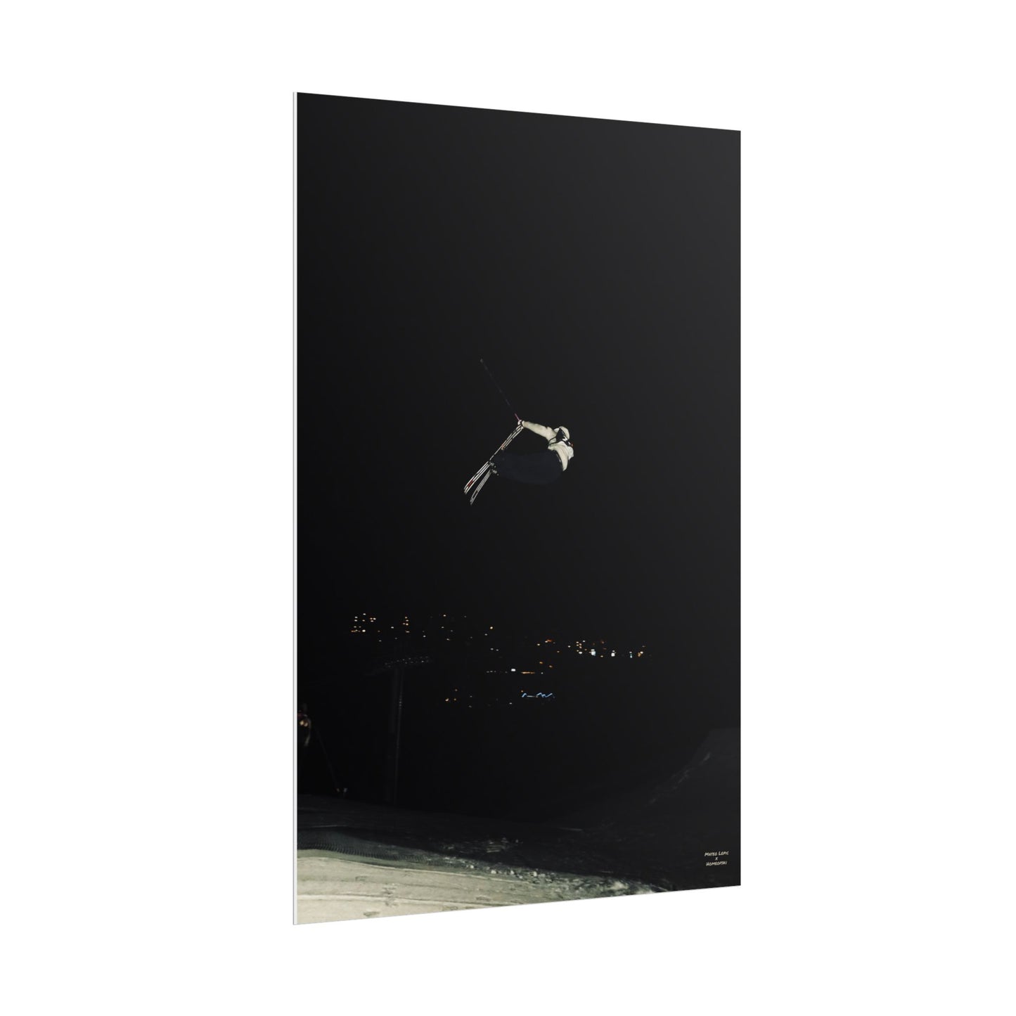 Night Park Mateo Lepic Poster