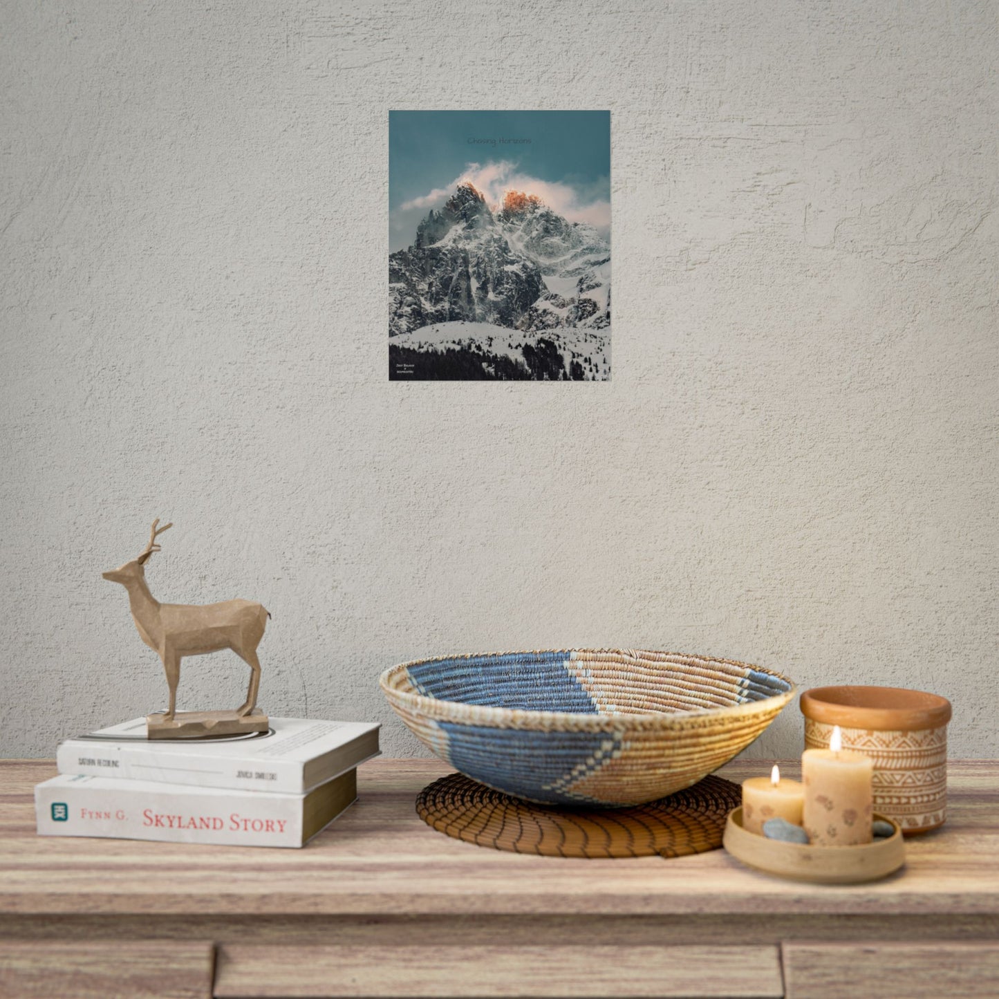 Alps Indy Bruhin Poster