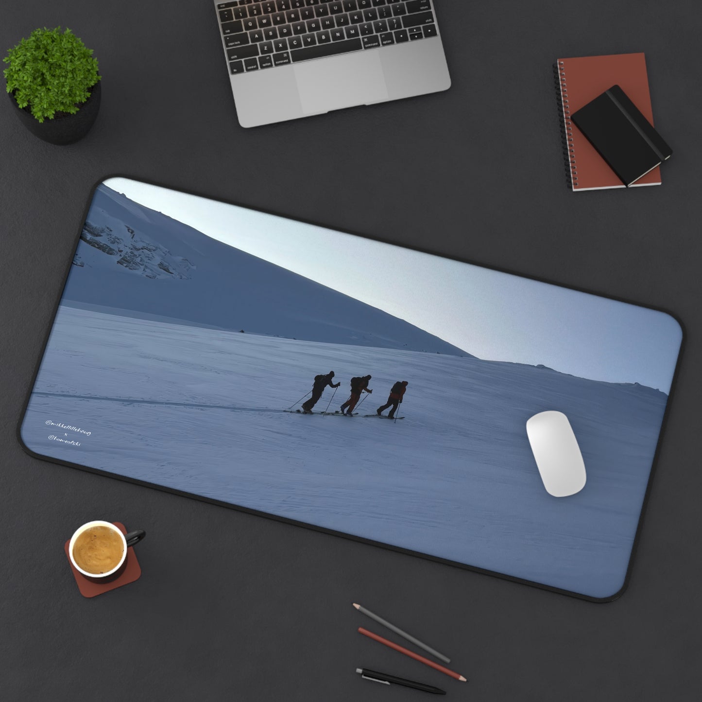 Ski Touring Mikkellillehaug Desk Pad