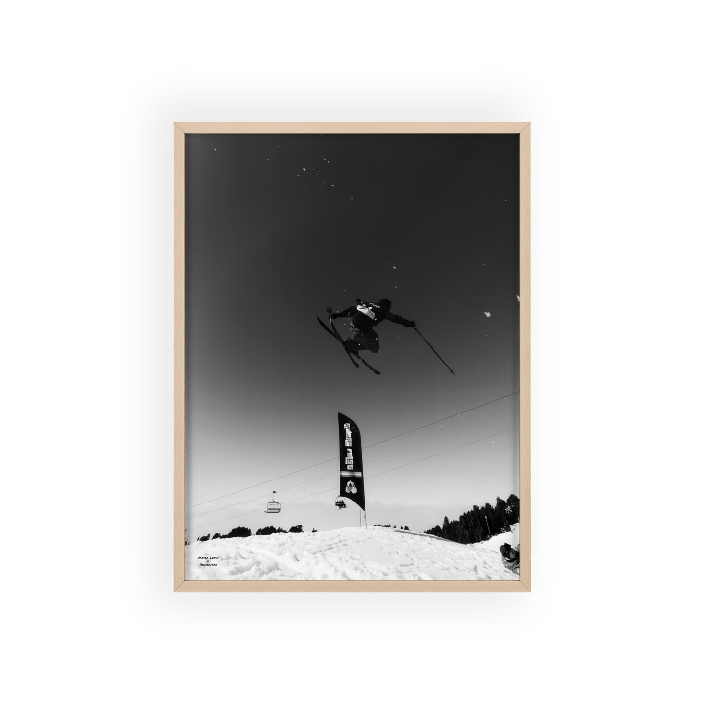 Airborne Mateo Lepic Poster - FRAMED