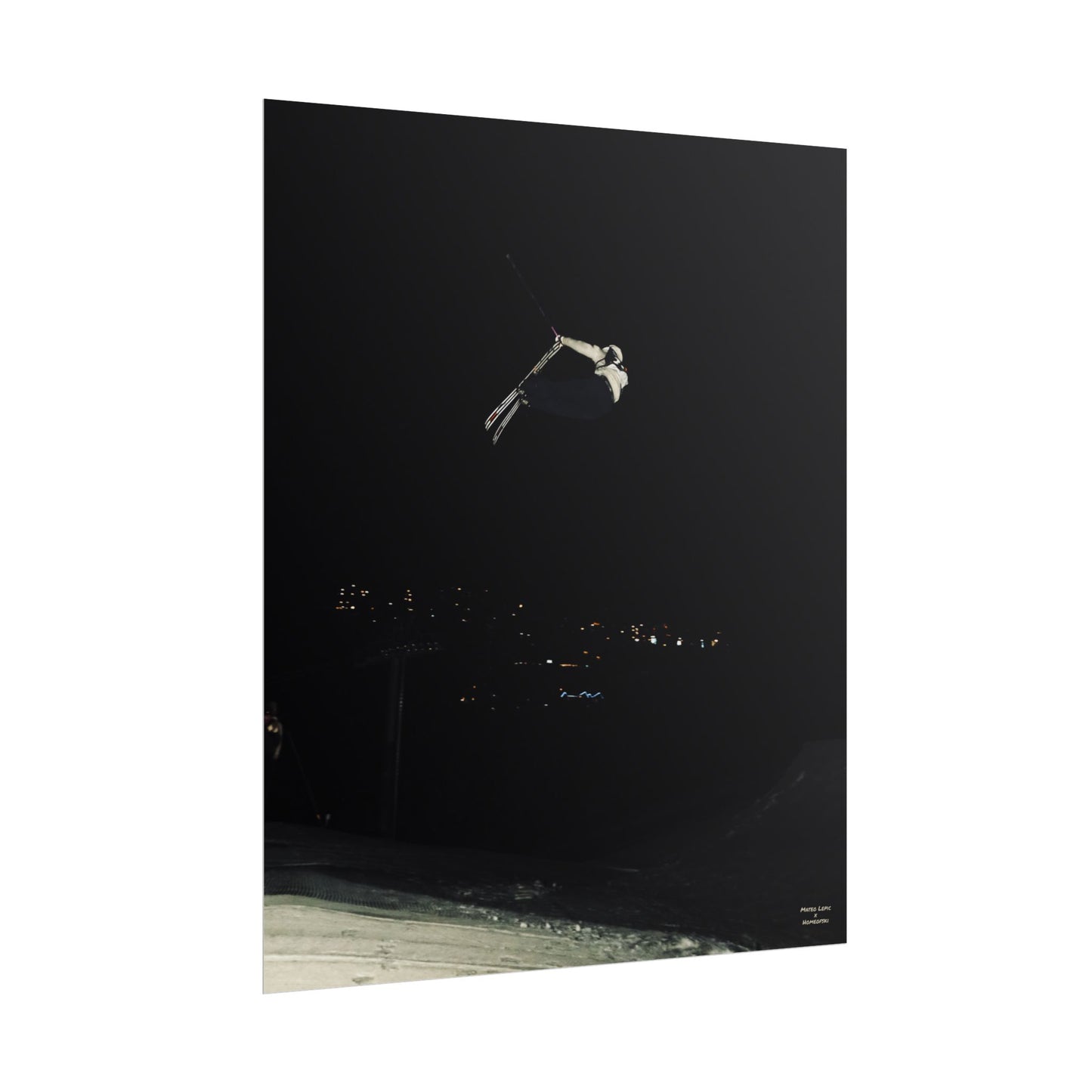 Night Park Mateo Lepic Poster