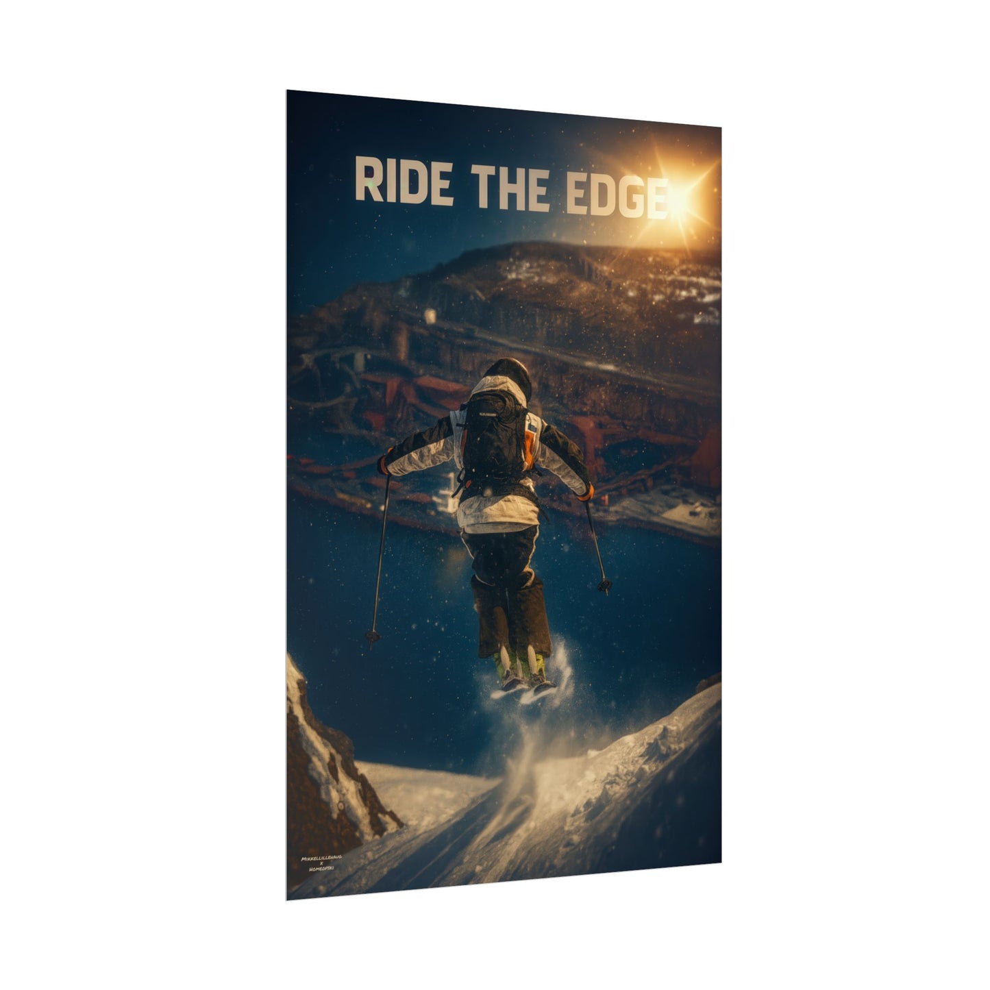 Ride The Edge x Heaven Mikkellillehaug Poster
