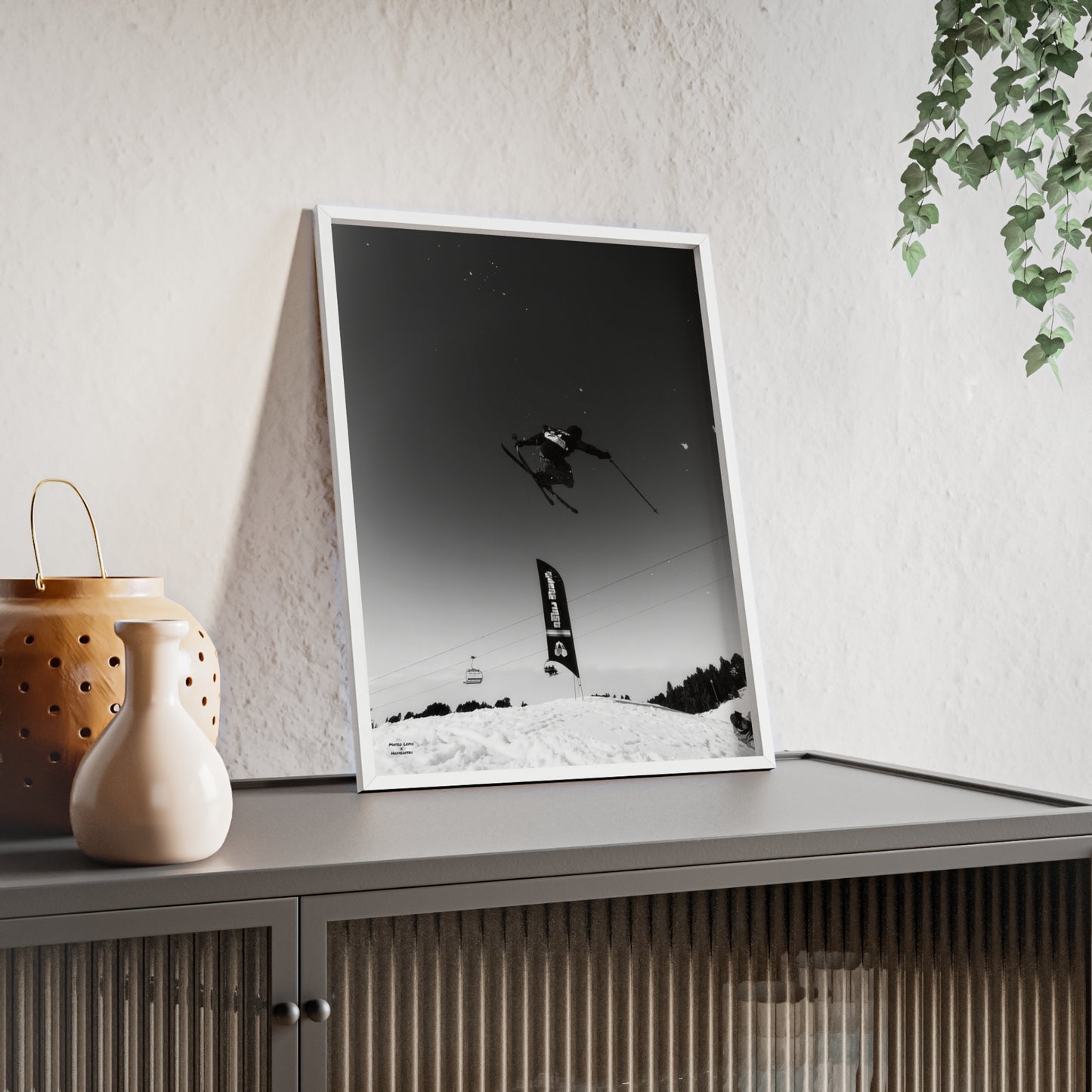 Airborne Mateo Lepic Poster - FRAMED