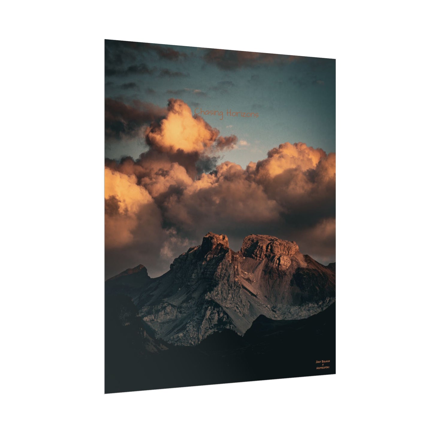 Chasing Horizons Indy Bruhin Poster