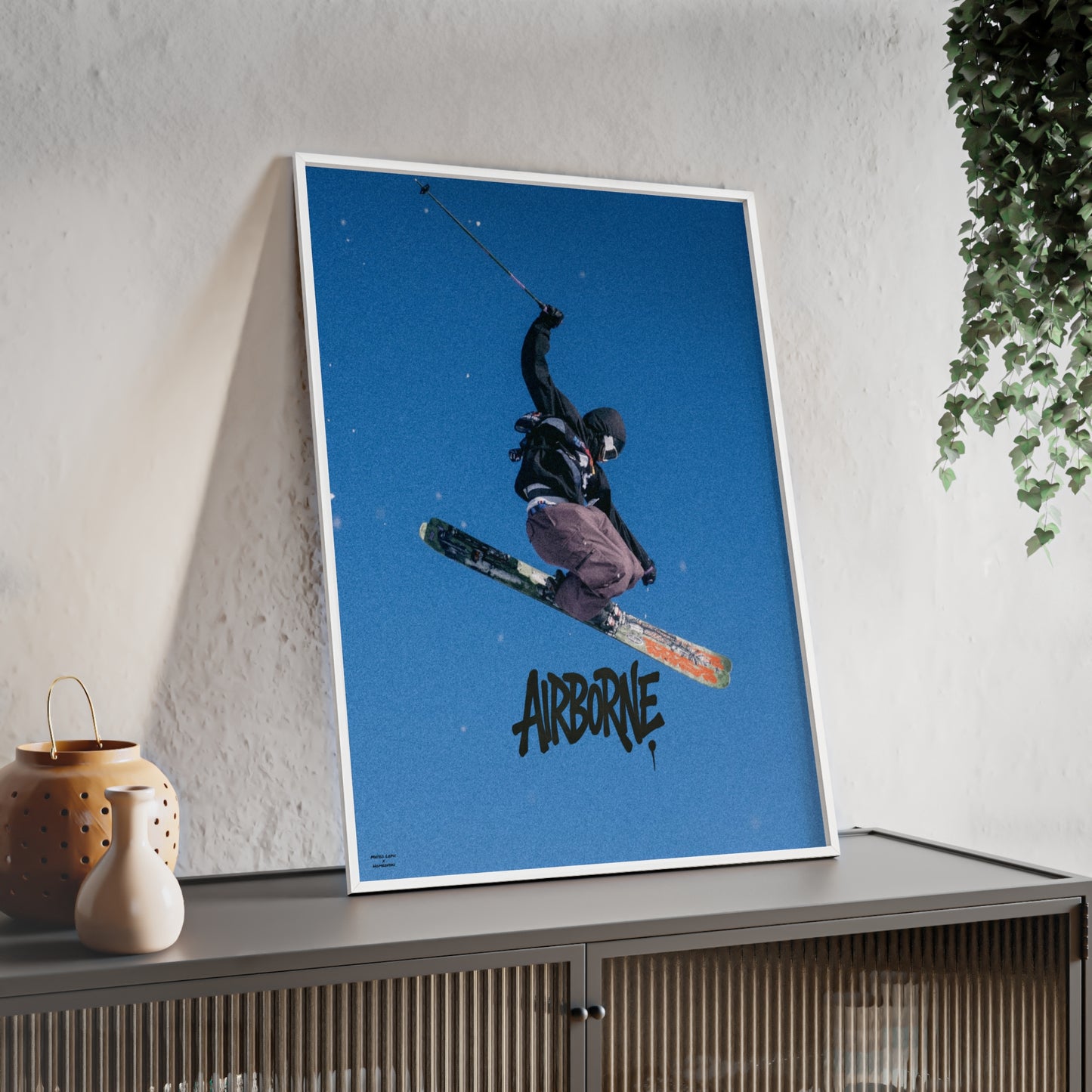 Airborne V2 Mateo Lepic Poster - FRAMED