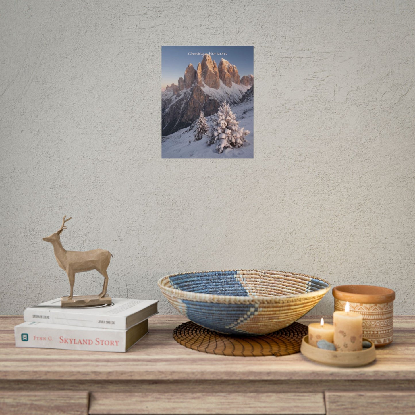 Chasing Horizons x Dolomites Poster