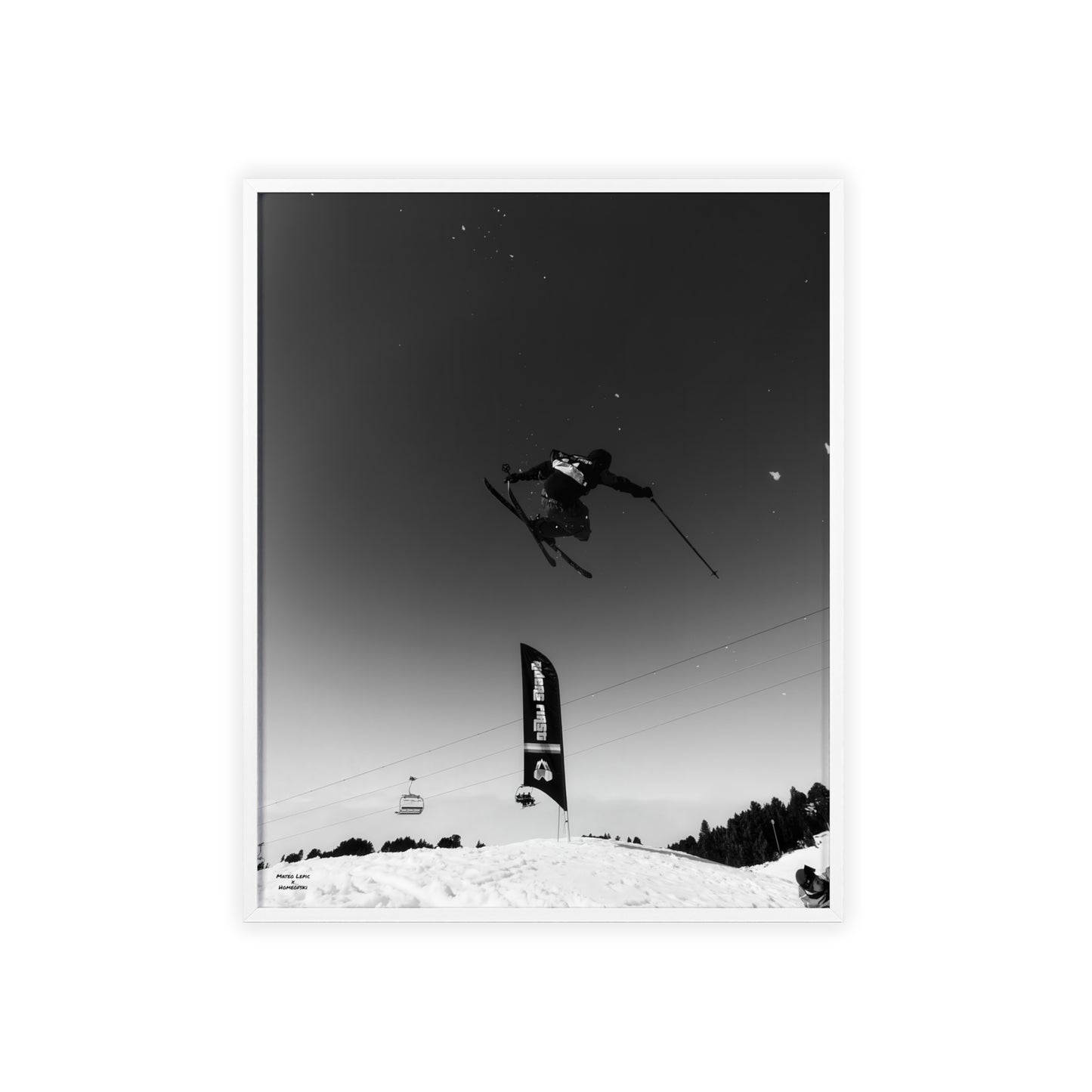 Airborne Mateo Lepic Poster - FRAMED
