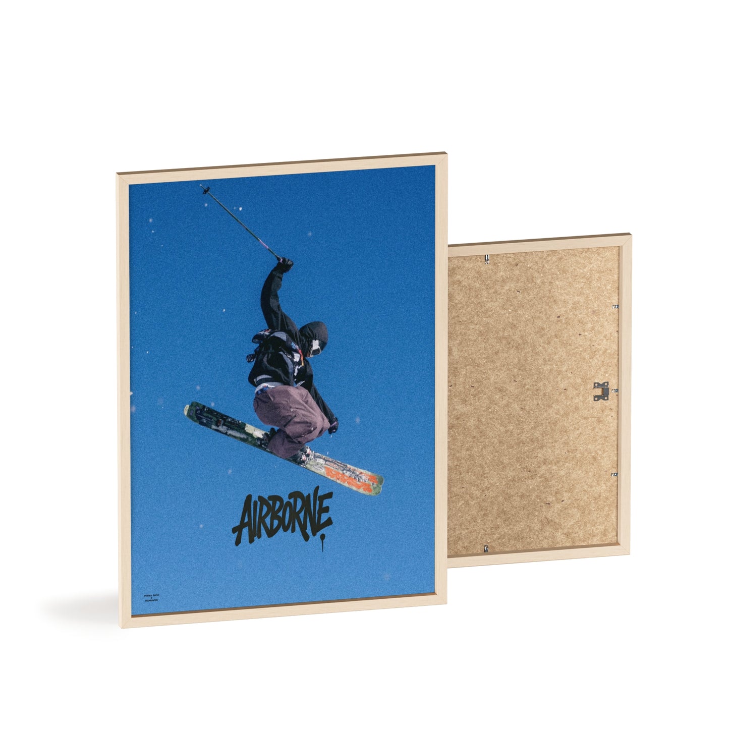 Airborne V2 Mateo Lepic Poster - FRAMED