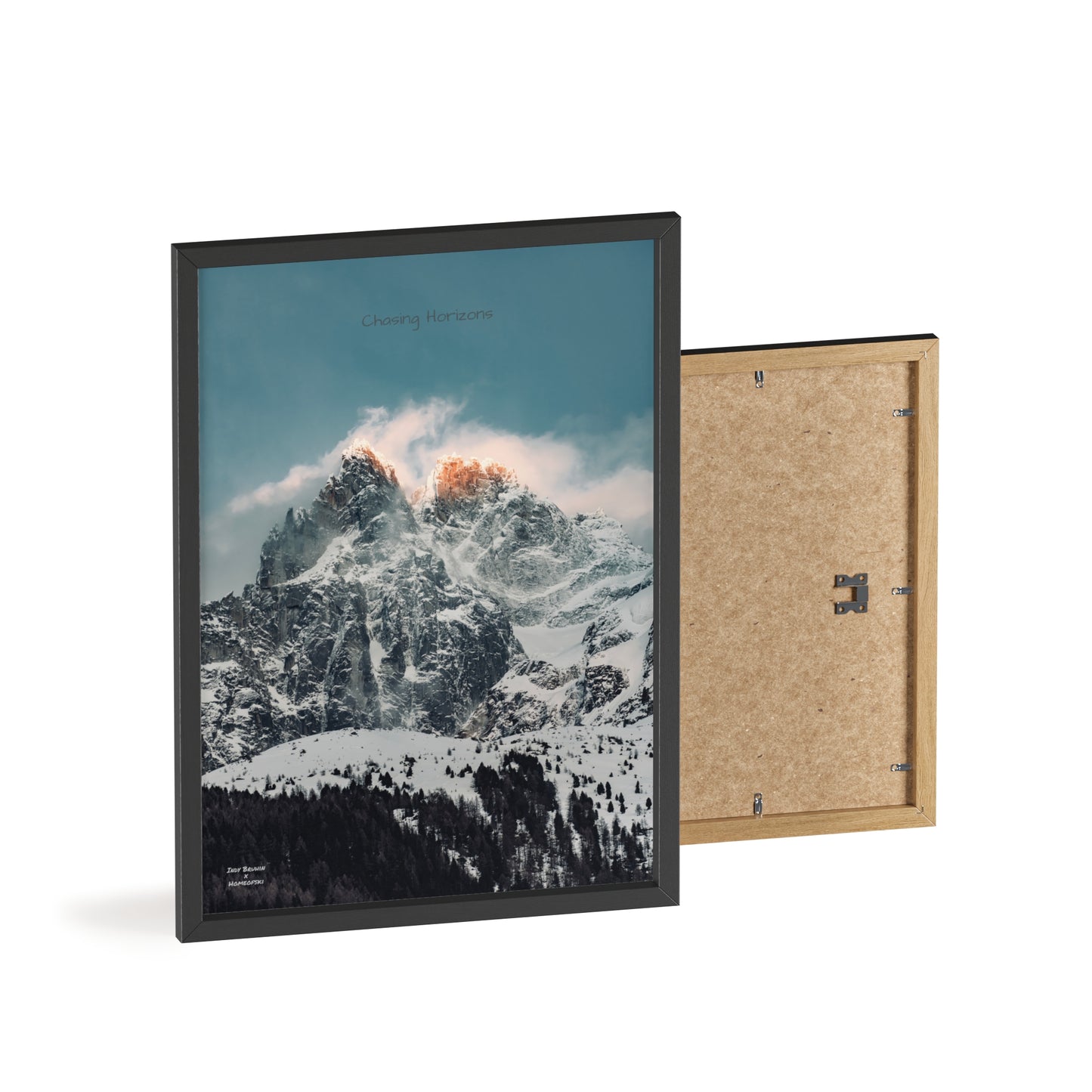 Alps Indy Bruhin Poster - FRAMED