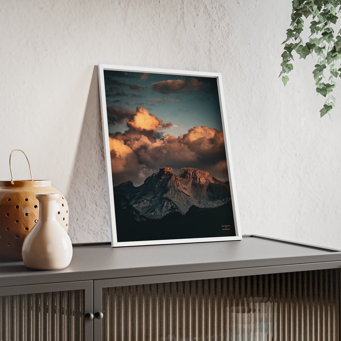 Chasing Horizons Indy Bruhin Poster - FRAMED
