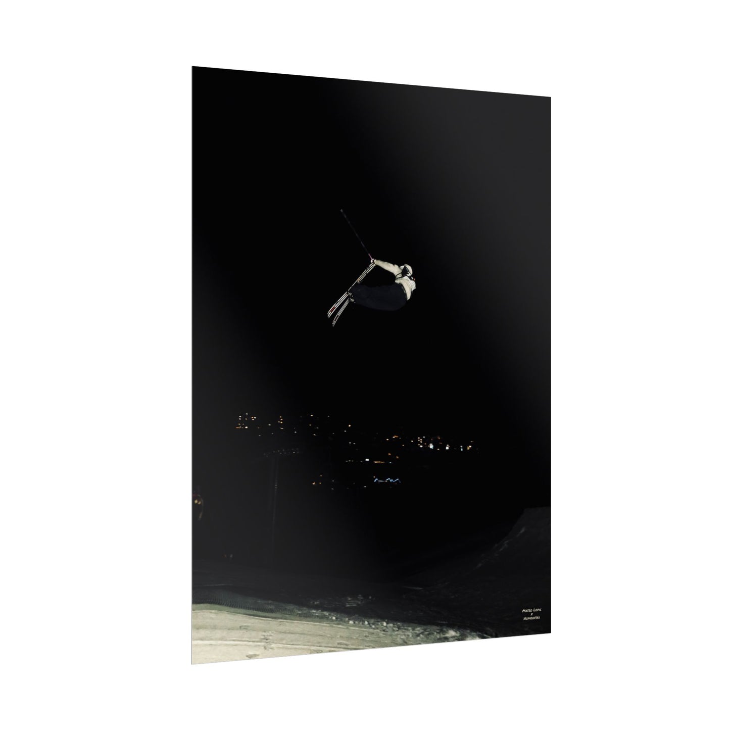 Night Park Mateo Lepic Poster