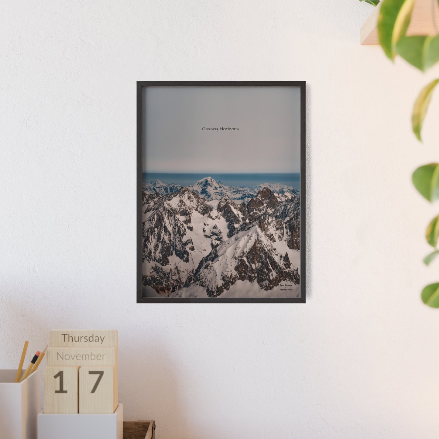 Clouds Indy Bruhin Poster - FRAMED