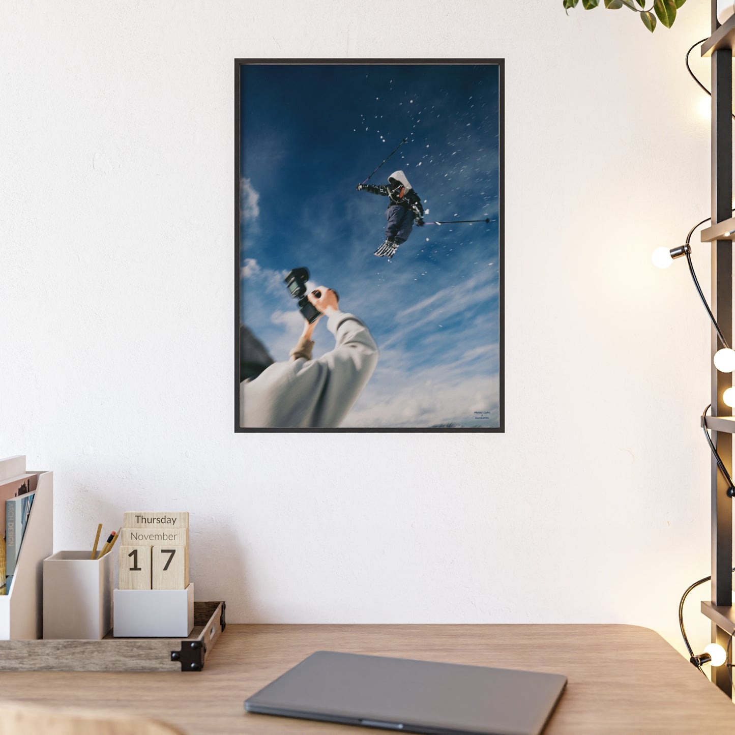 'Camera Crew' Mateo Lepic Poster - FRAMED