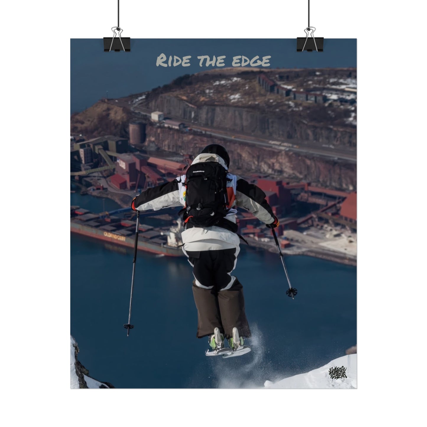 Ride The Edge Mikkellillehaug Poster