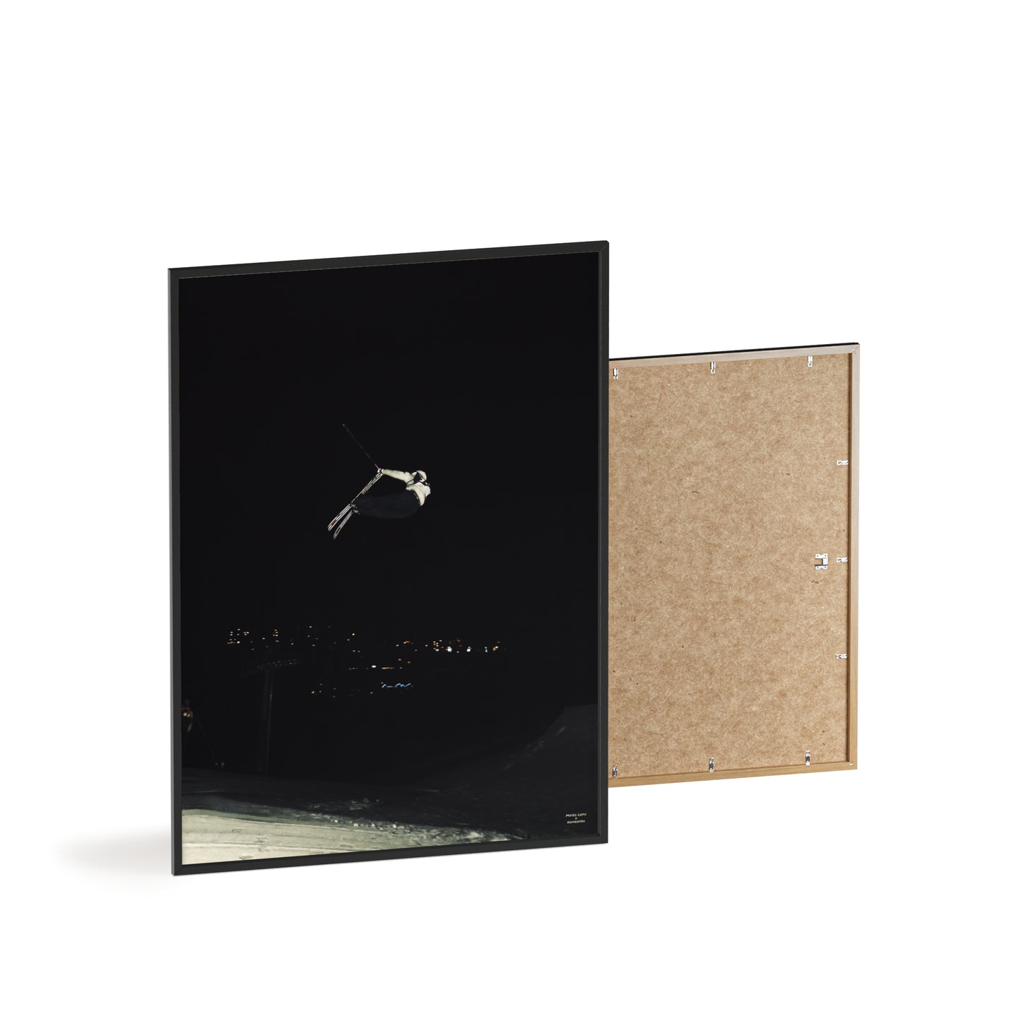 Night Park Mateo Lepic Poster - FRAMED
