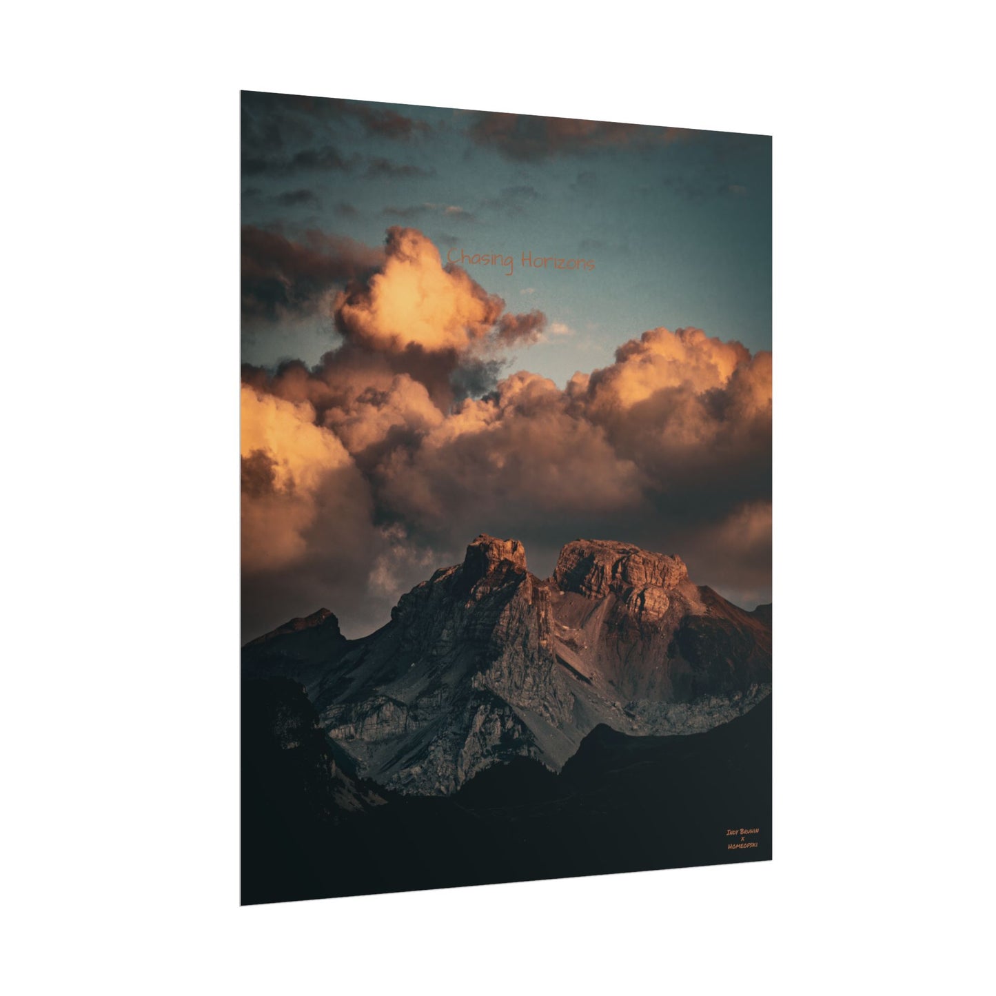 Chasing Horizons Indy Bruhin Poster