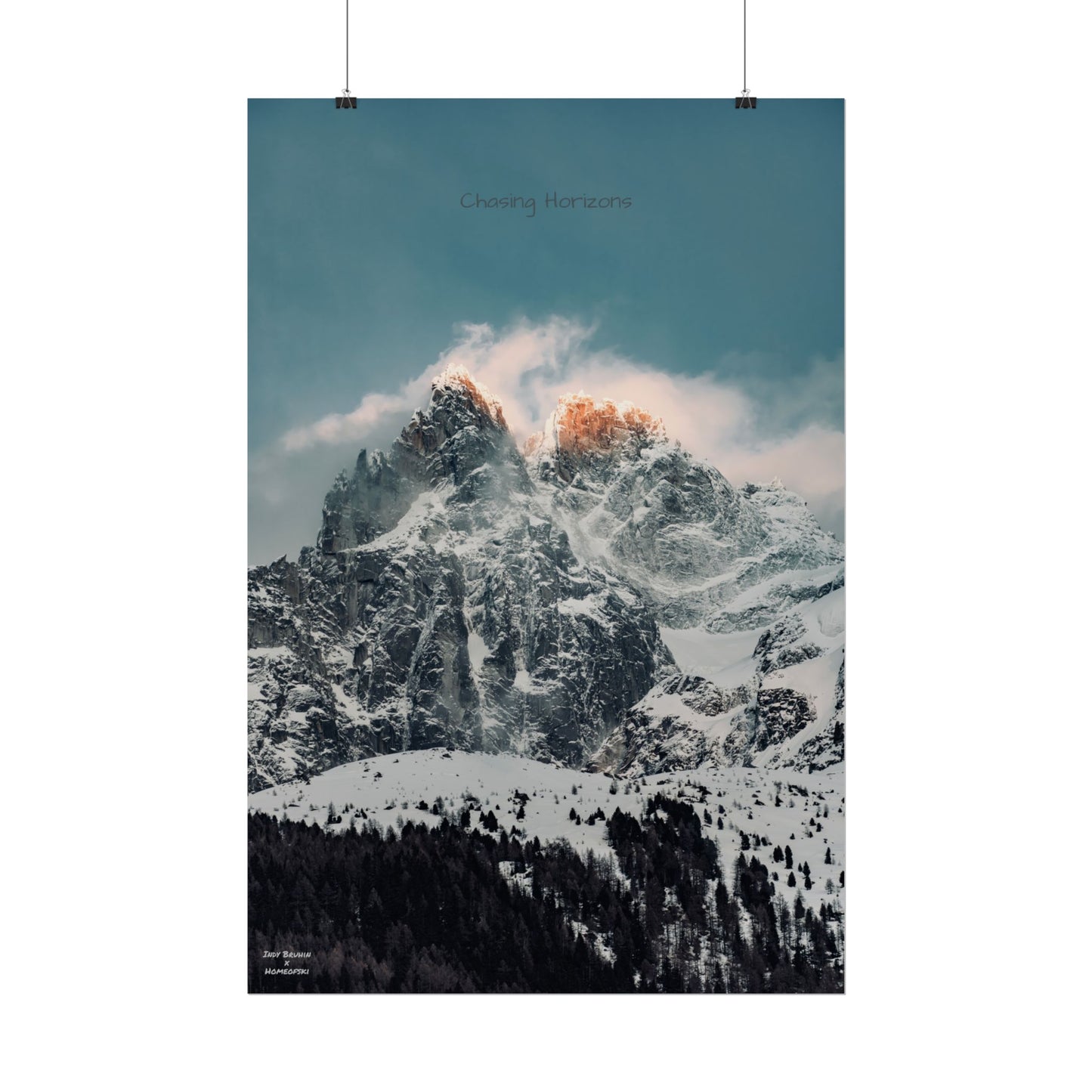 Alps Indy Bruhin Poster
