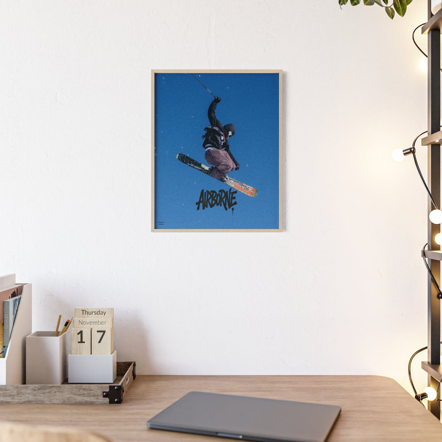 Airborne V2 Mateo Lepic Poster - FRAMED