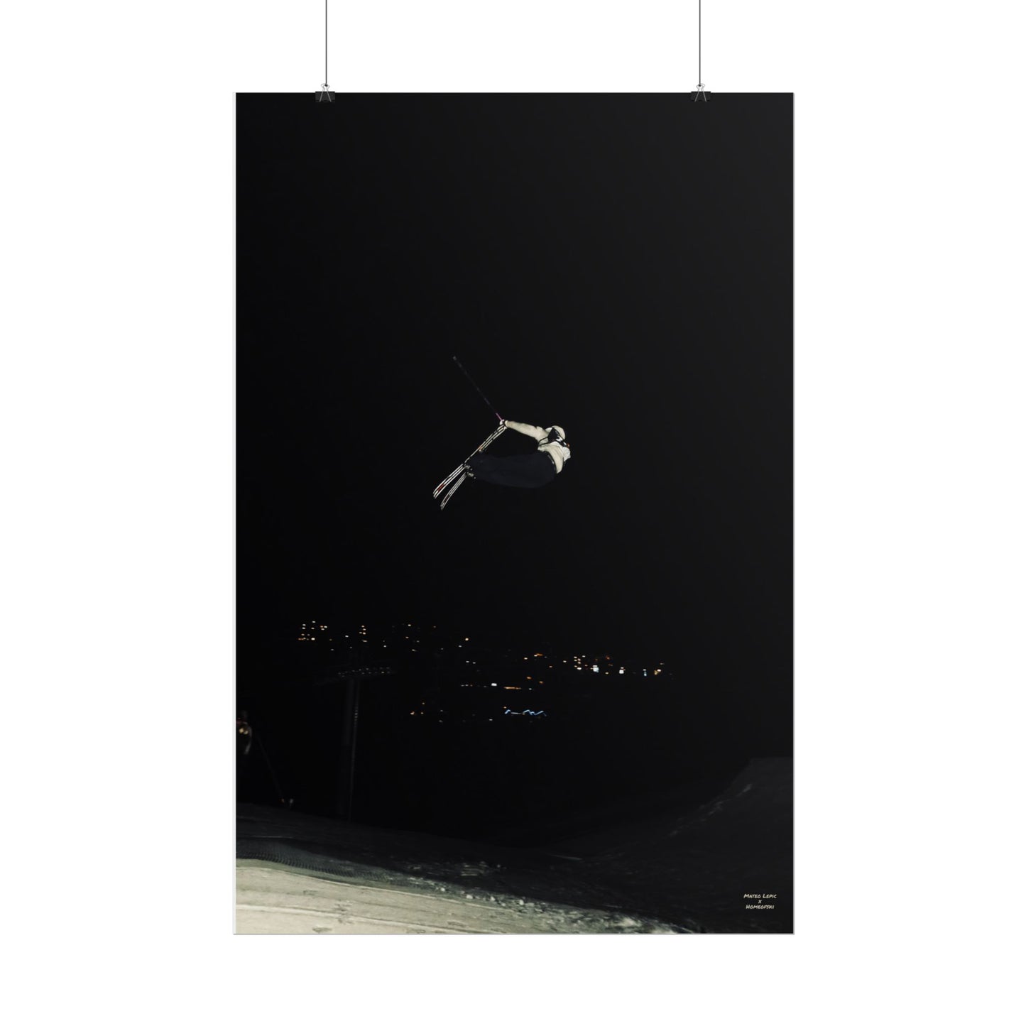 Night Park Mateo Lepic Poster