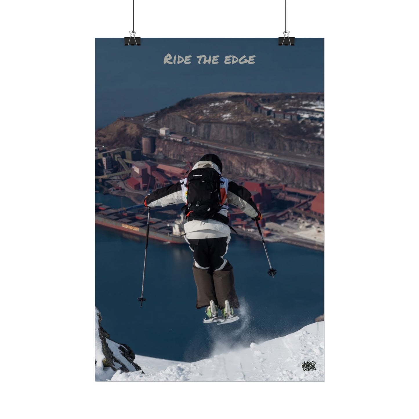 Ride The Edge Mikkellillehaug Poster