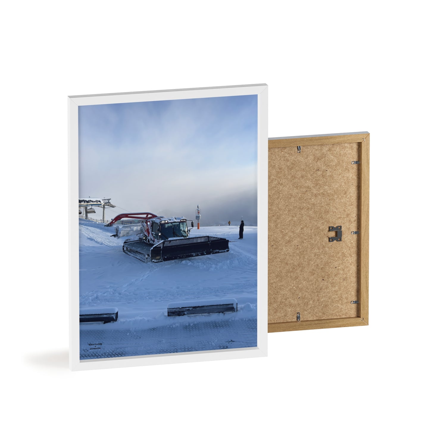 Pistenbully Robin Dufner Poster - FRAMED