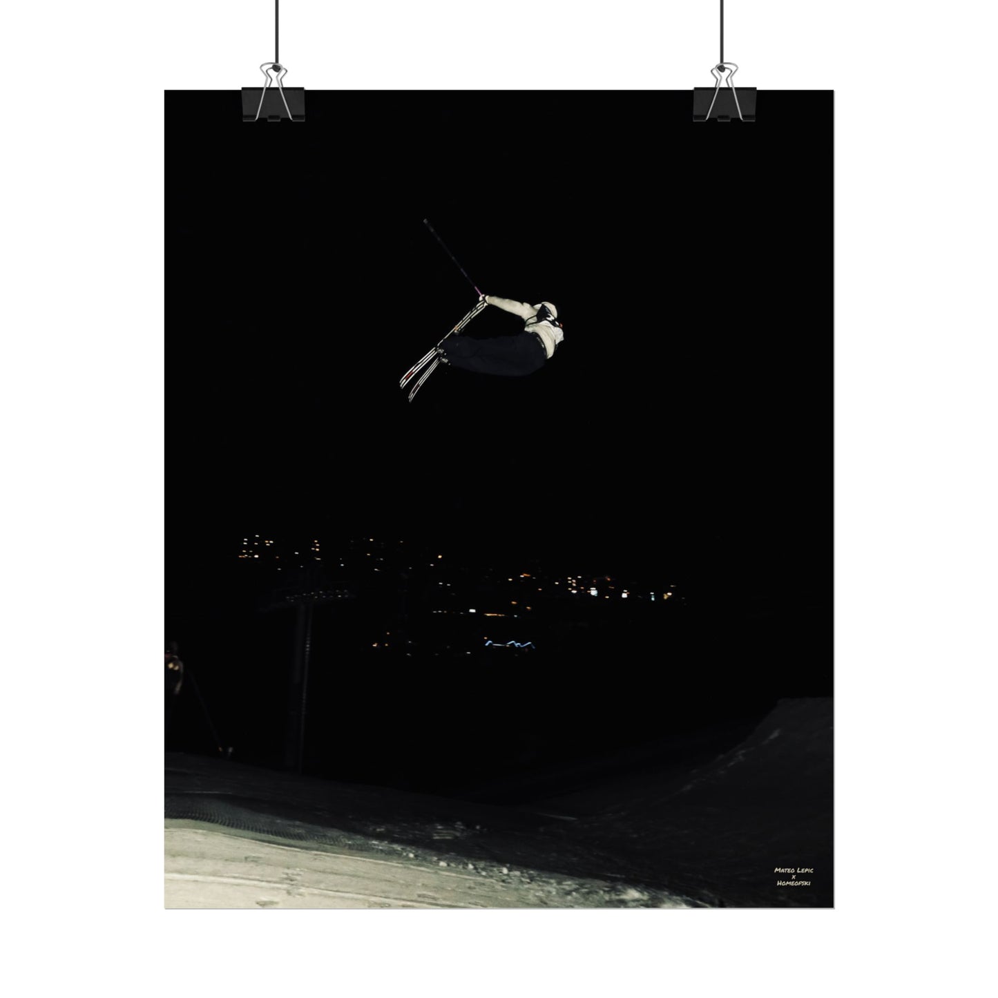 Night Park Mateo Lepic Poster